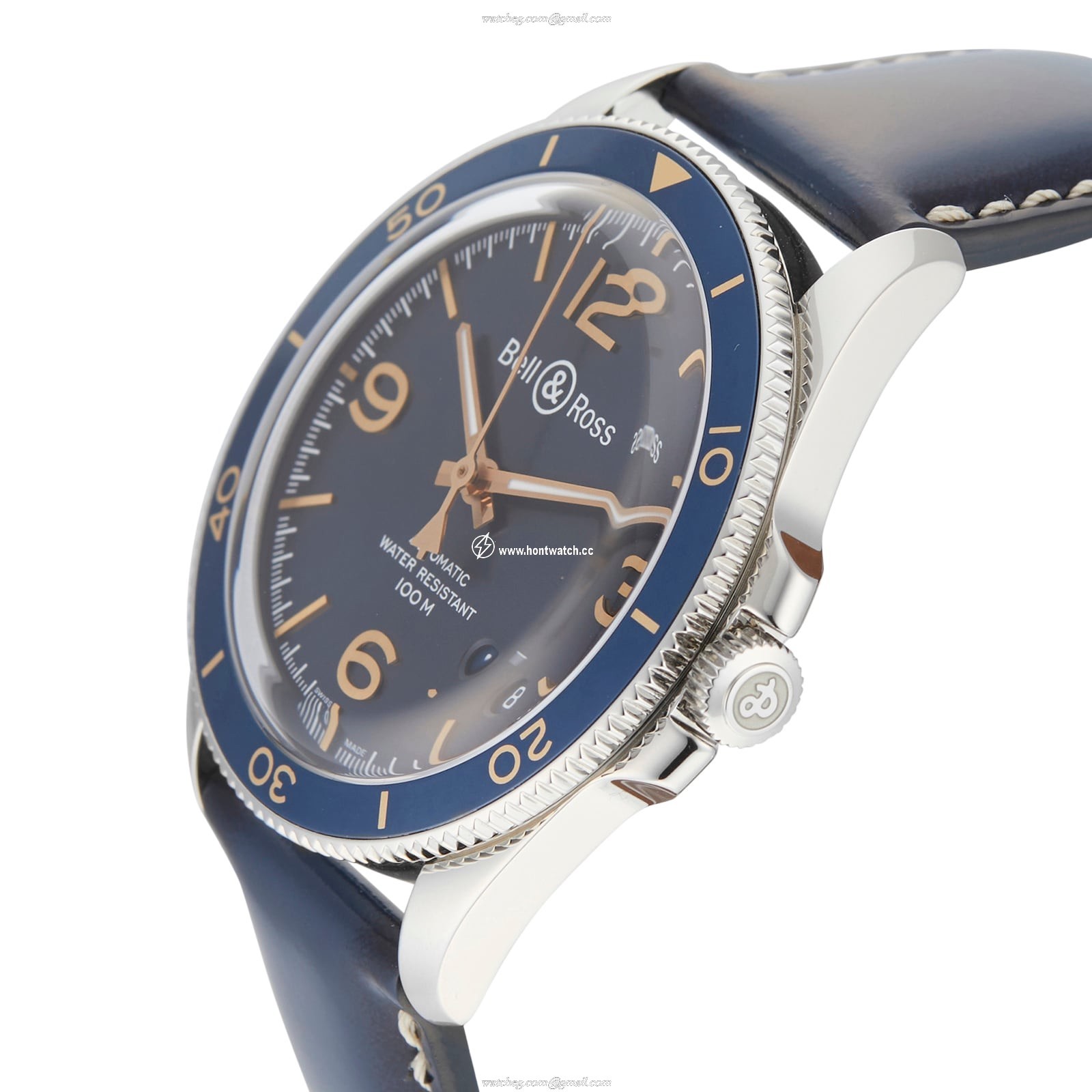 Bell & Ross BRV292 Automatic Blue Watch - 41mm Stainless Steel - Image 2