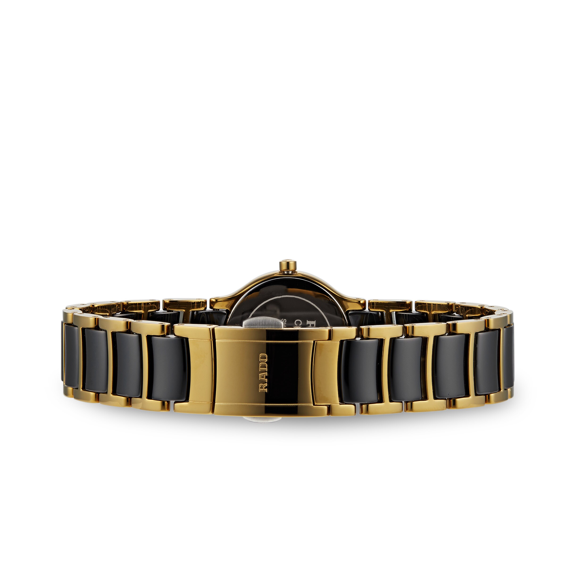 Rado Centrix Black Dial Diamond Watch | Stainless Steel & Ceramic | Quartz - Image 3