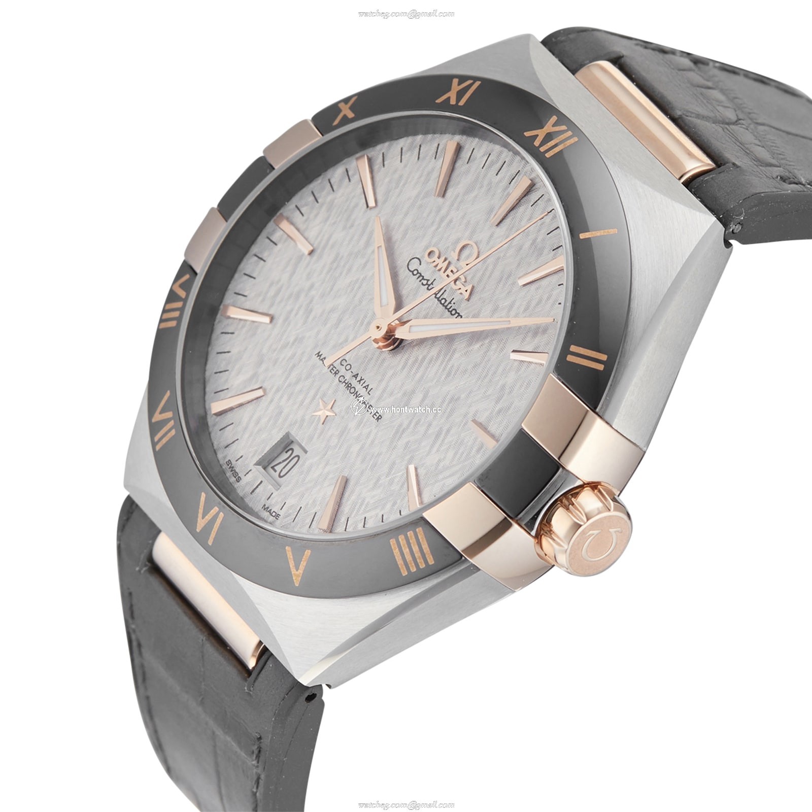 Omega Constellation 41mm Automatic Grey Dial - Stainless Steel & Rose Gold - Image 2