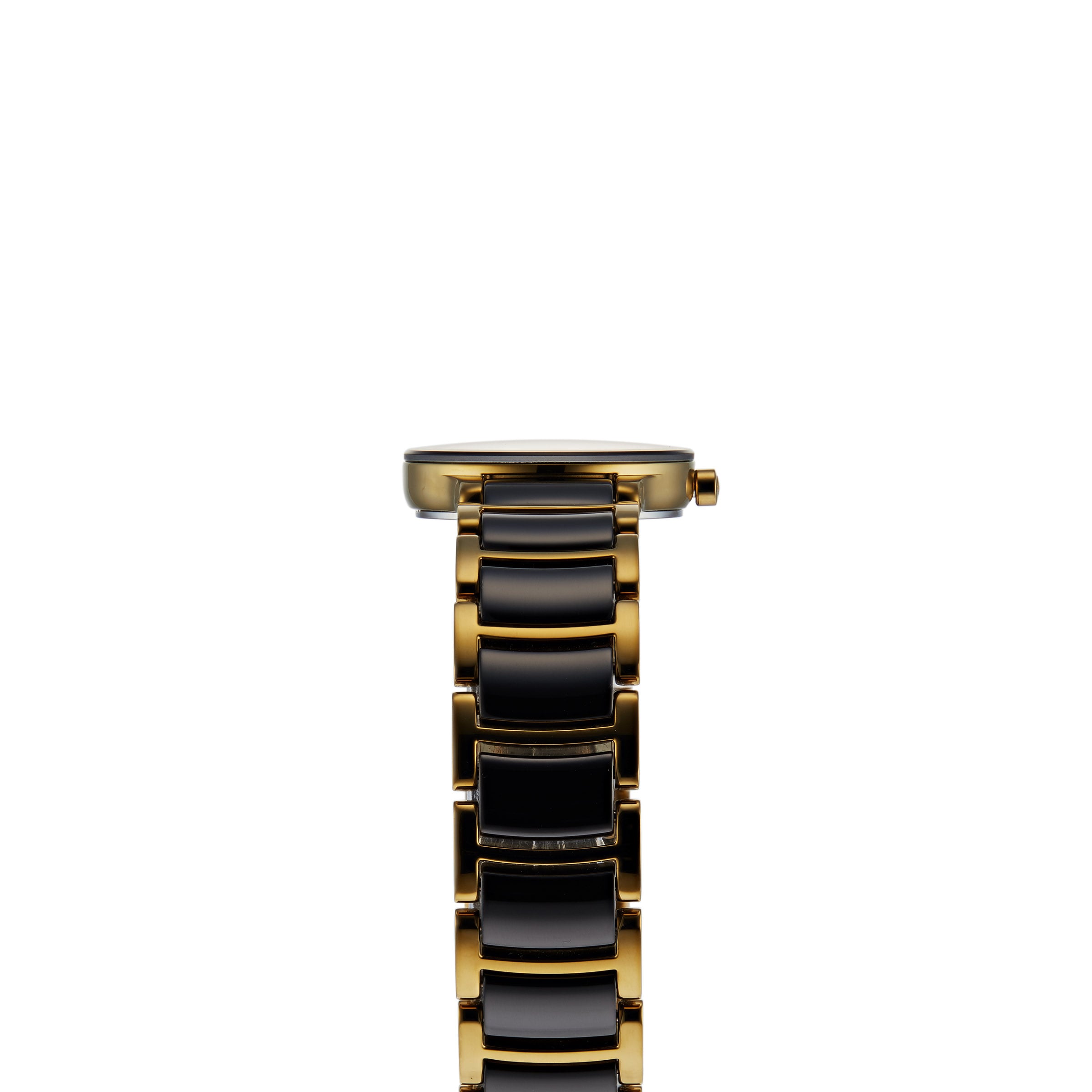 Rado Centrix Black Dial Diamond Watch | Stainless Steel & Ceramic | Quartz - Image 4
