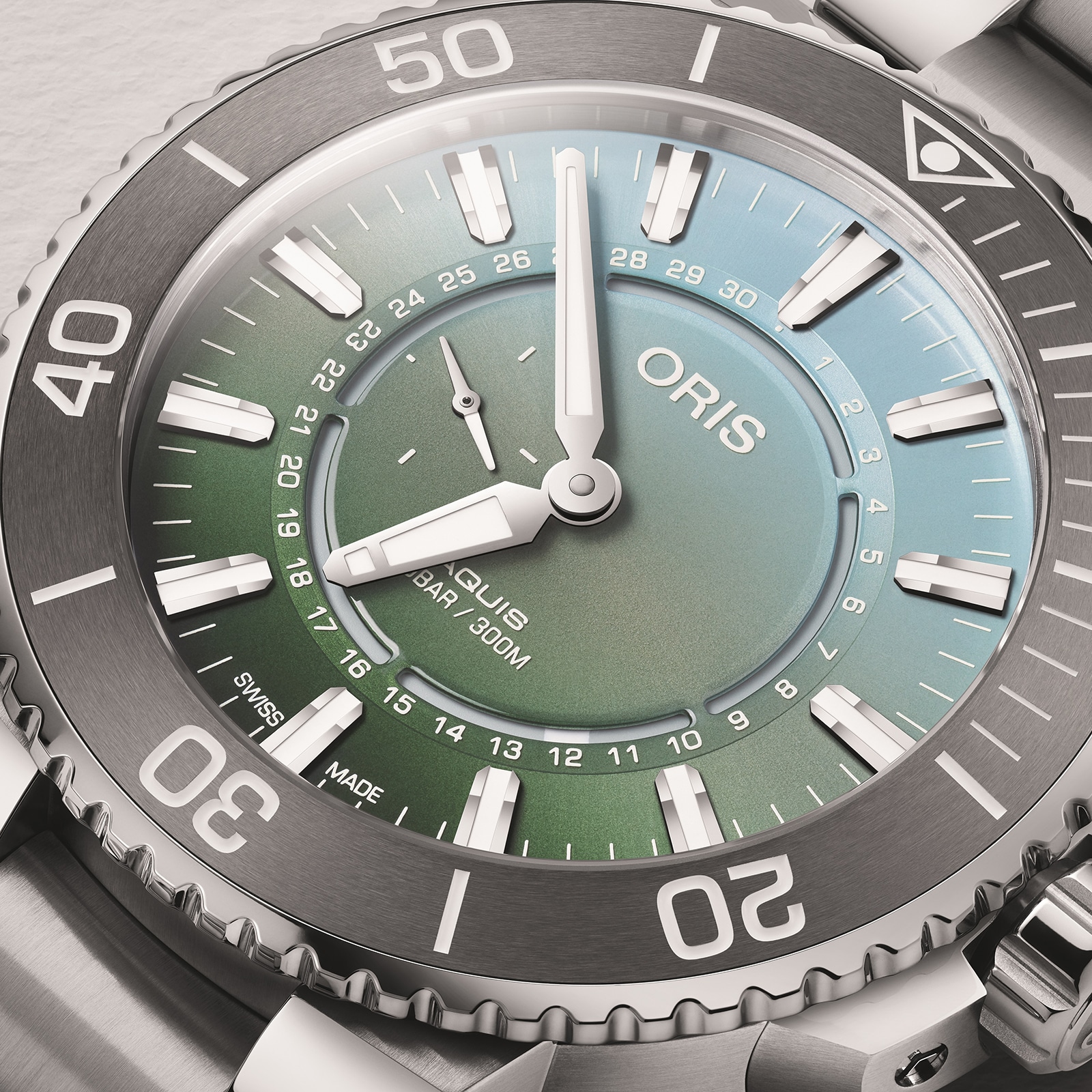 Oris Aquis Green Dial Automatic Watch - 43.5mm Stainless Steel - Image 3