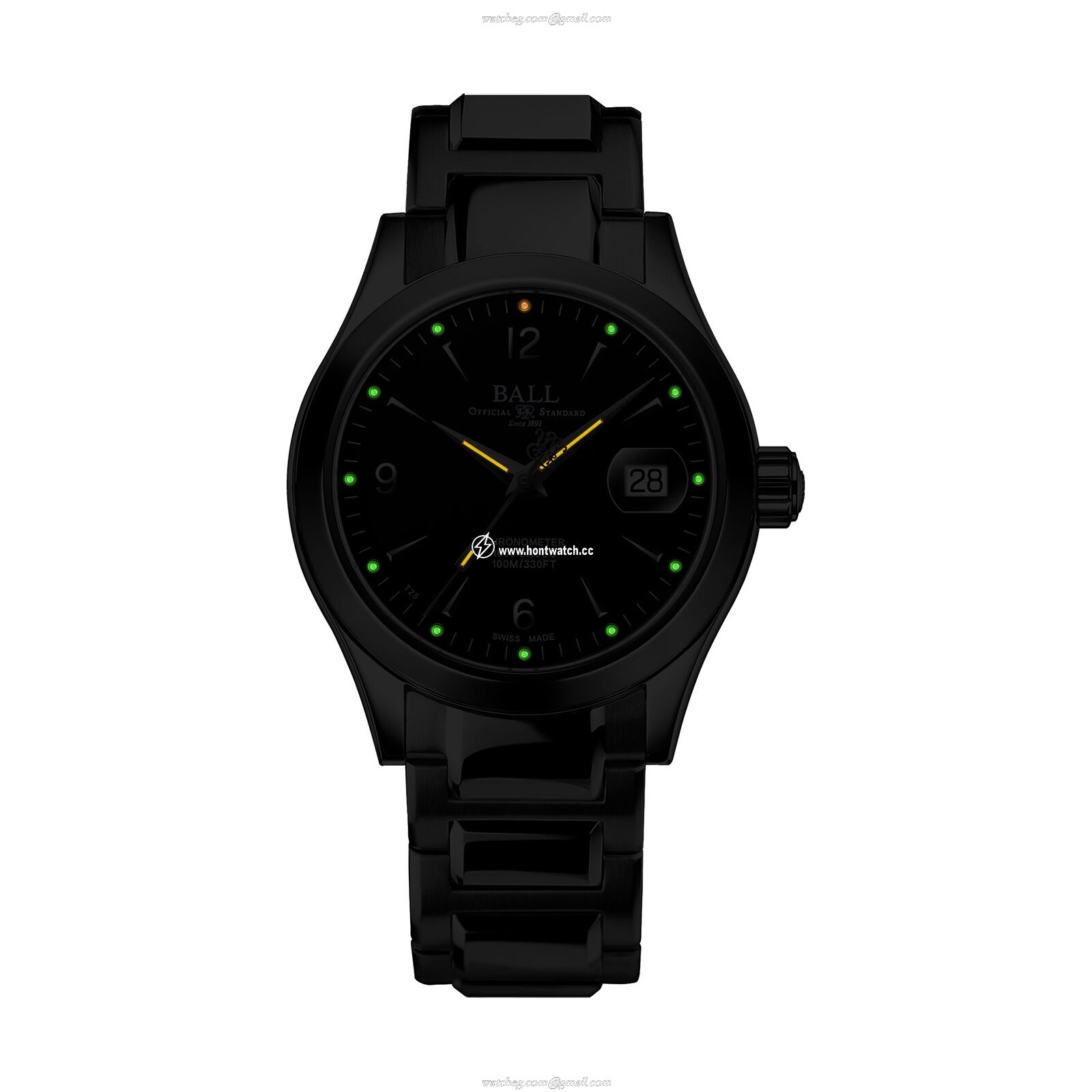 BALL Engineer III NM9026C-S5CJ-BK Automatic Watch - 40mm Black Dial Stainless Steel - Image 2