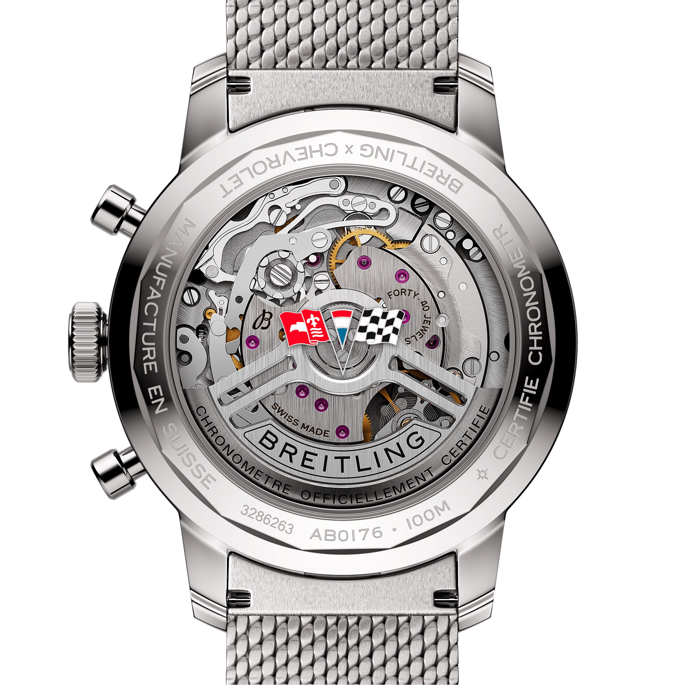 Breitling Top Time AB01761A1K1A1 Automatic Red Dial - 41mm Stainless Steel - Image 4