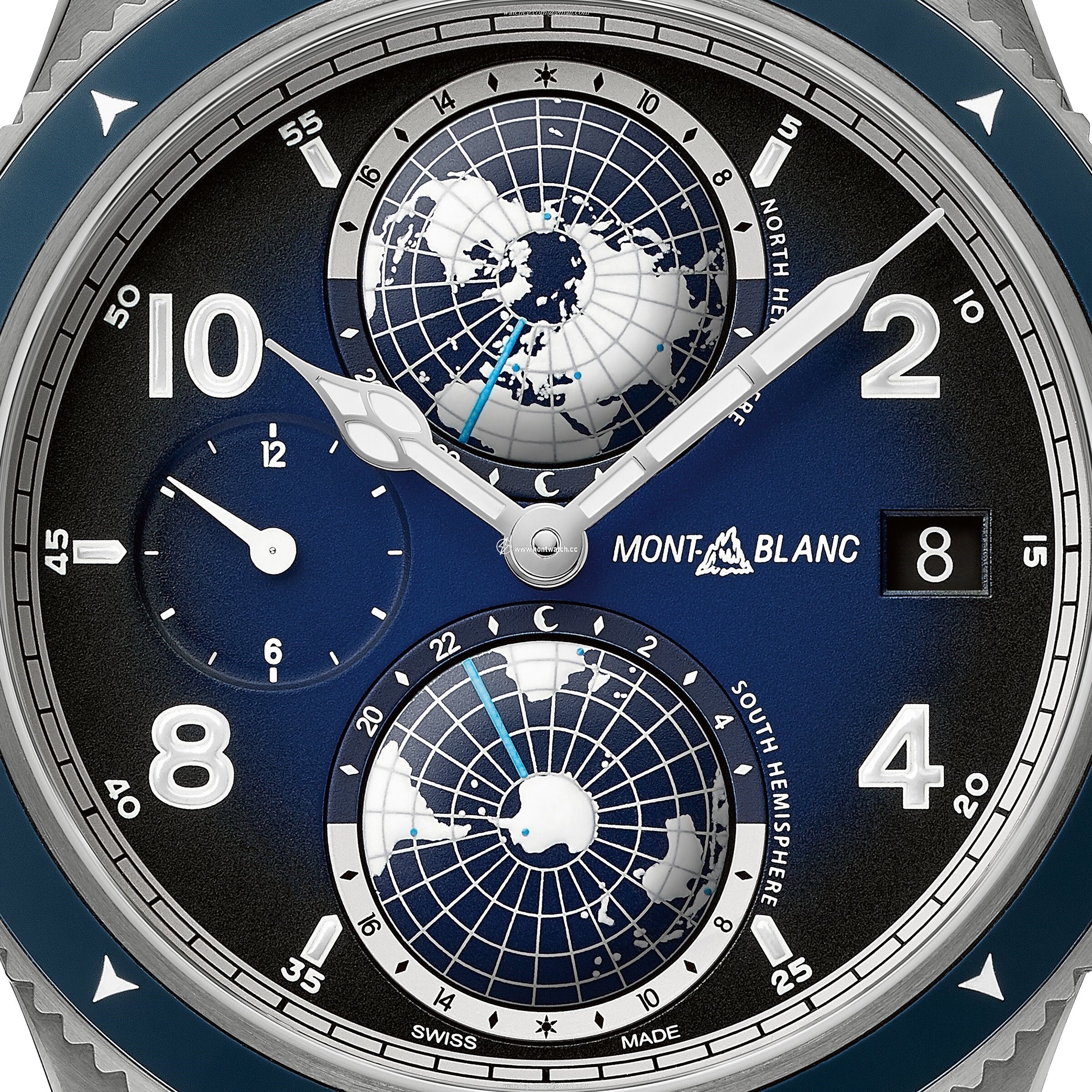 Montblanc 125567 Titanium Automatic Blue Replica Watch | 42mm - Image 2