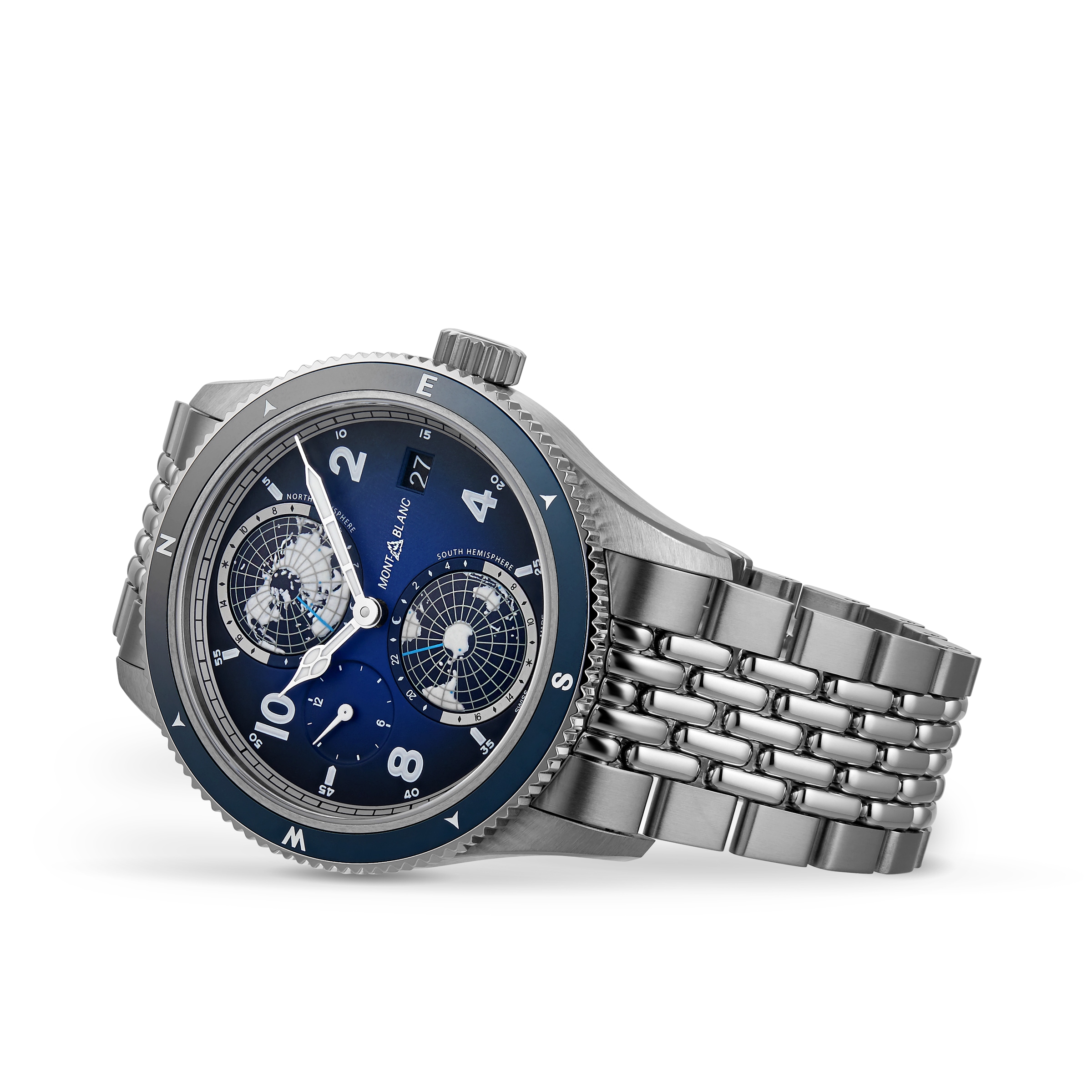 Montblanc 125567 Titanium Automatic Blue Replica Watch | 42mm - Image 3