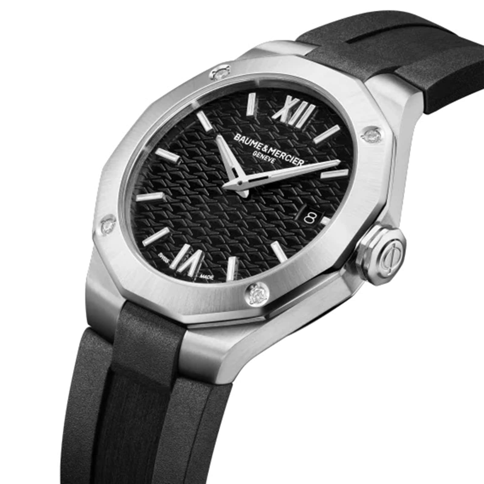 Baume & Mercier Riviera M0A10613 | 36mm Stainless Steel Quartz Black Dial - Image 3