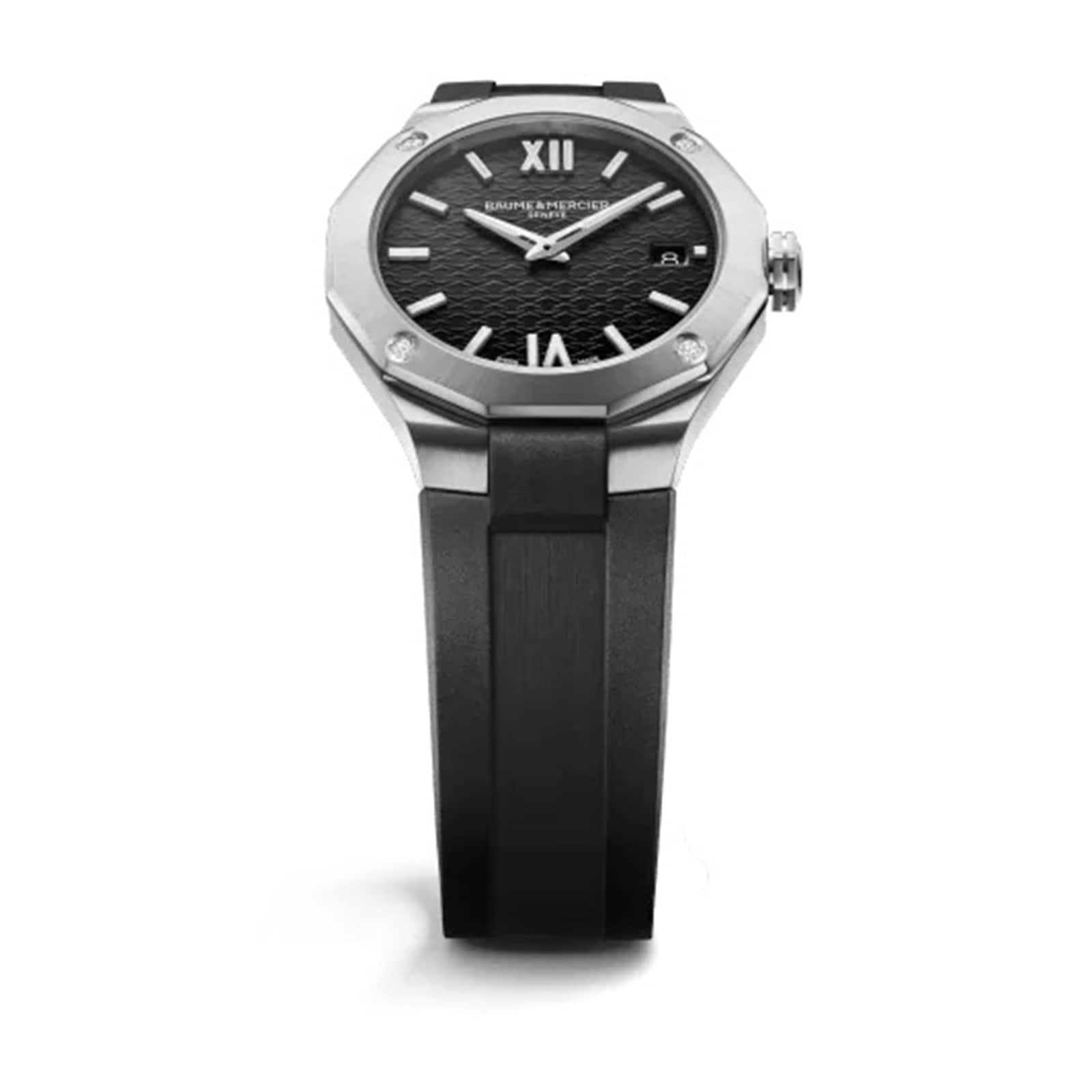 Baume & Mercier Riviera M0A10613 | 36mm Stainless Steel Quartz Black Dial - Image 4