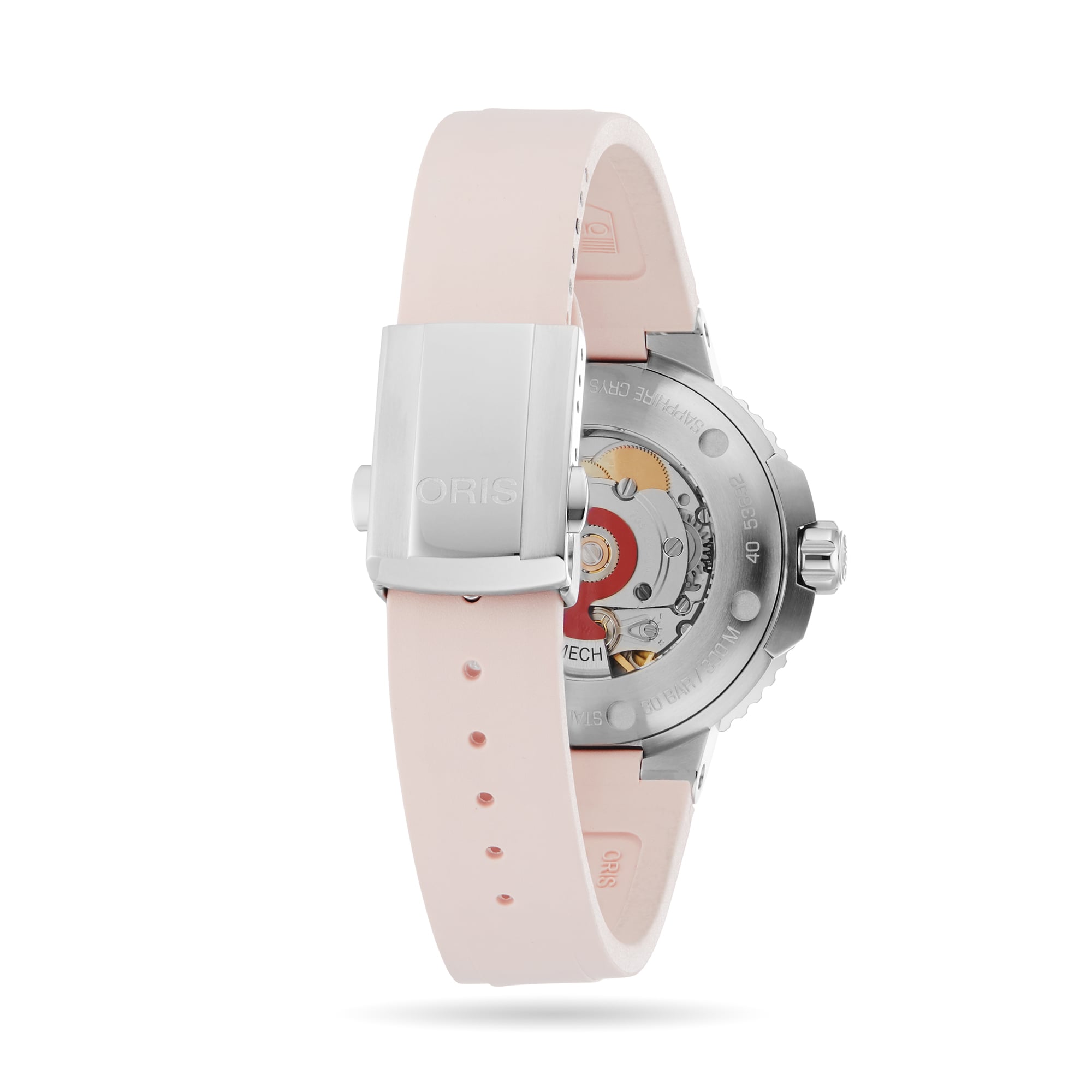 Oris Aquis Automatic Pink Dial - Stainless Steel 36.5mm - 300M Water Resistant - Image 4
