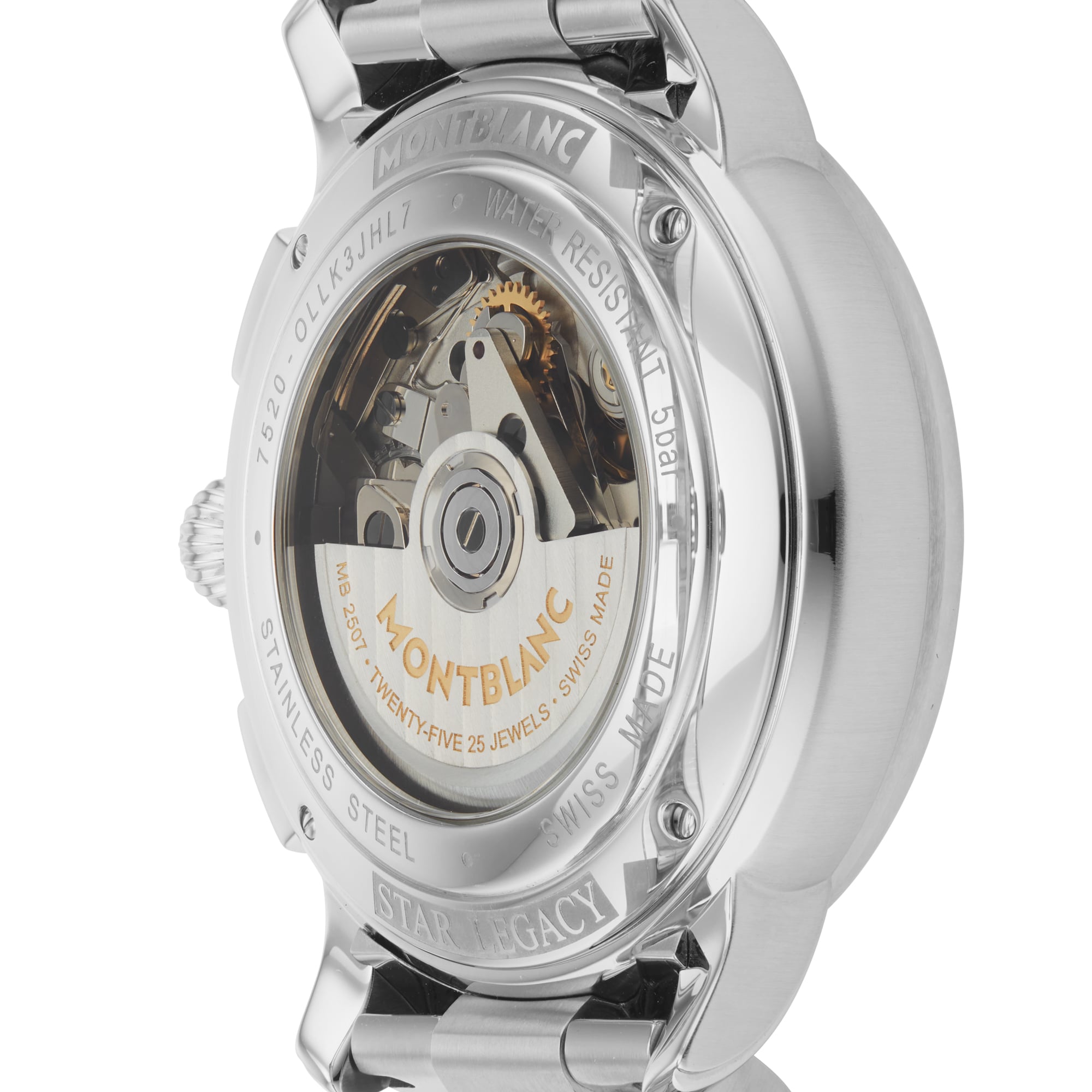 Montblanc Star 126102 Automatic Watch - 43mm Stainless Steel Silver Dial - Image 4