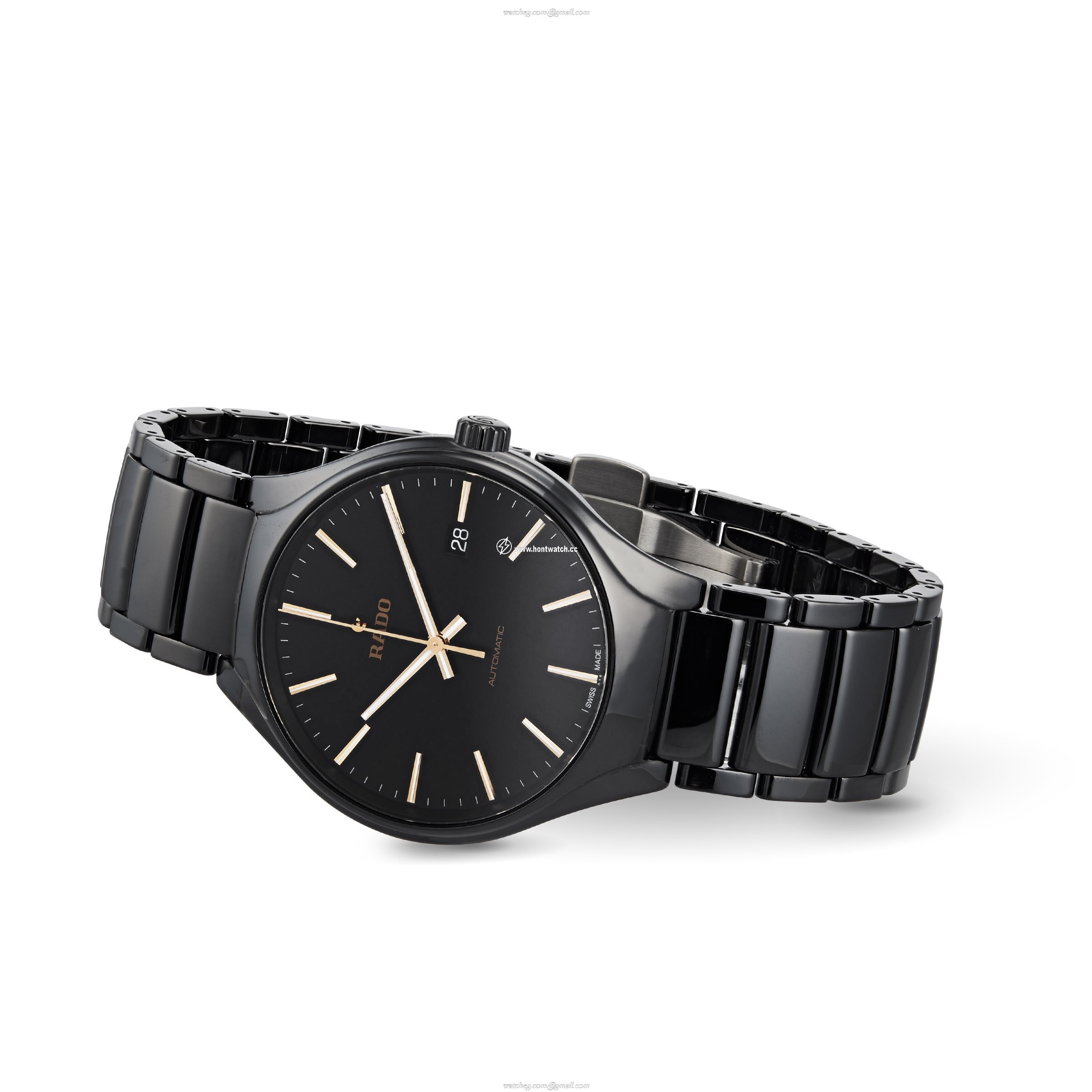 Rado True Ceramic Automatic Black Watch - 40mm | Unisex - Image 2