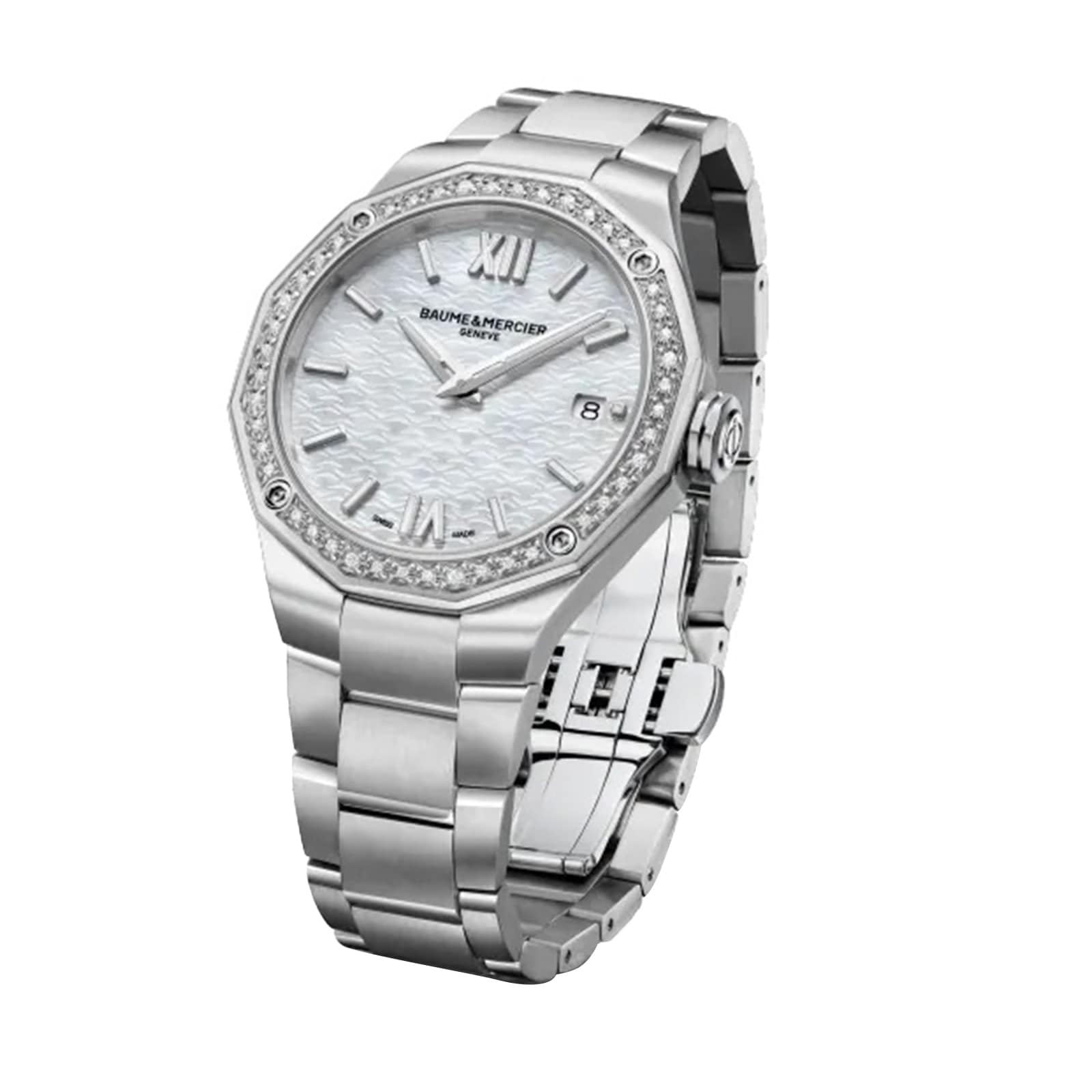 Baume & Mercier Riviera M0A10662 - 36mm Silver Dial - Stainless Steel Quartz Watch - Image 3