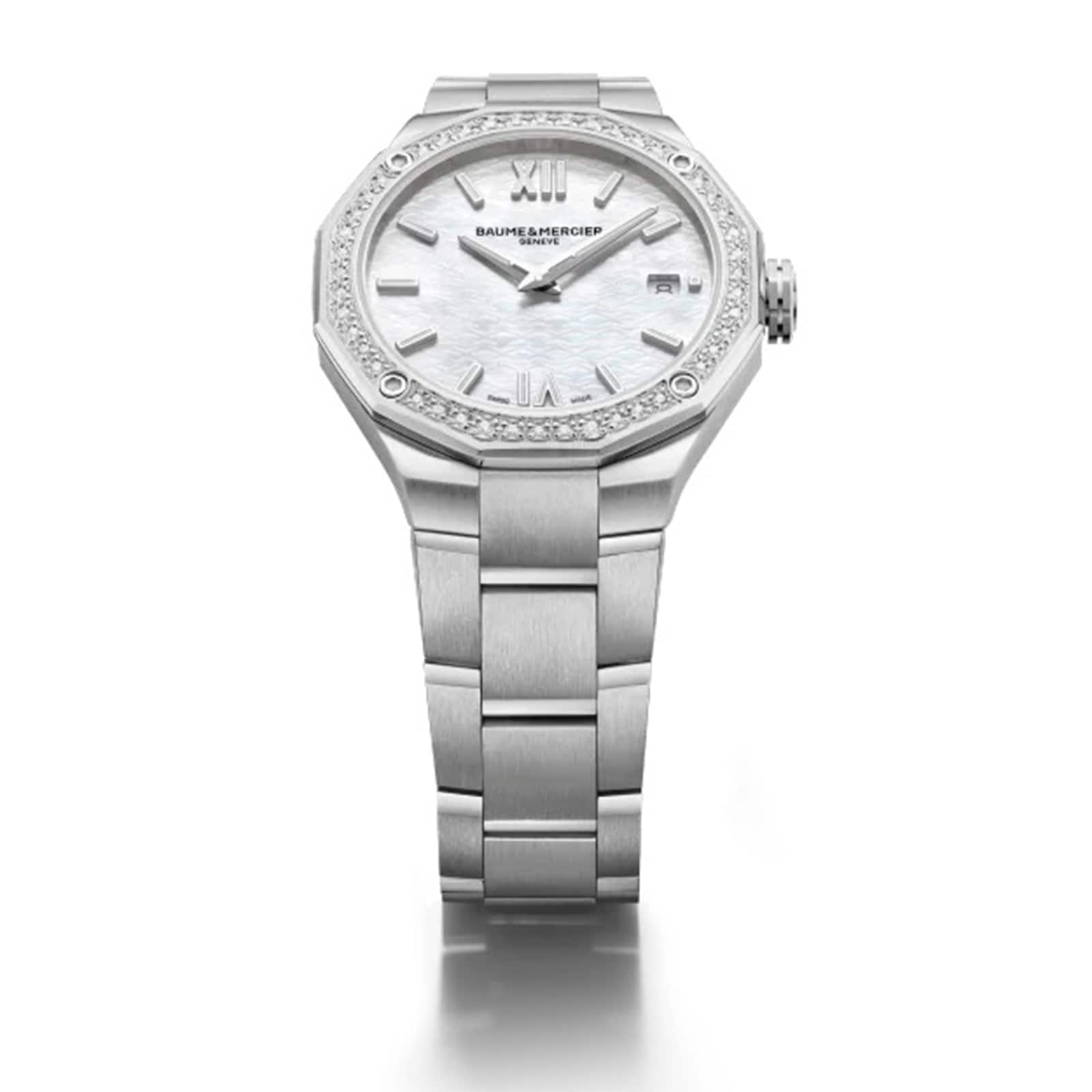 Baume & Mercier Riviera M0A10662 - 36mm Silver Dial - Stainless Steel Quartz Watch - Image 4