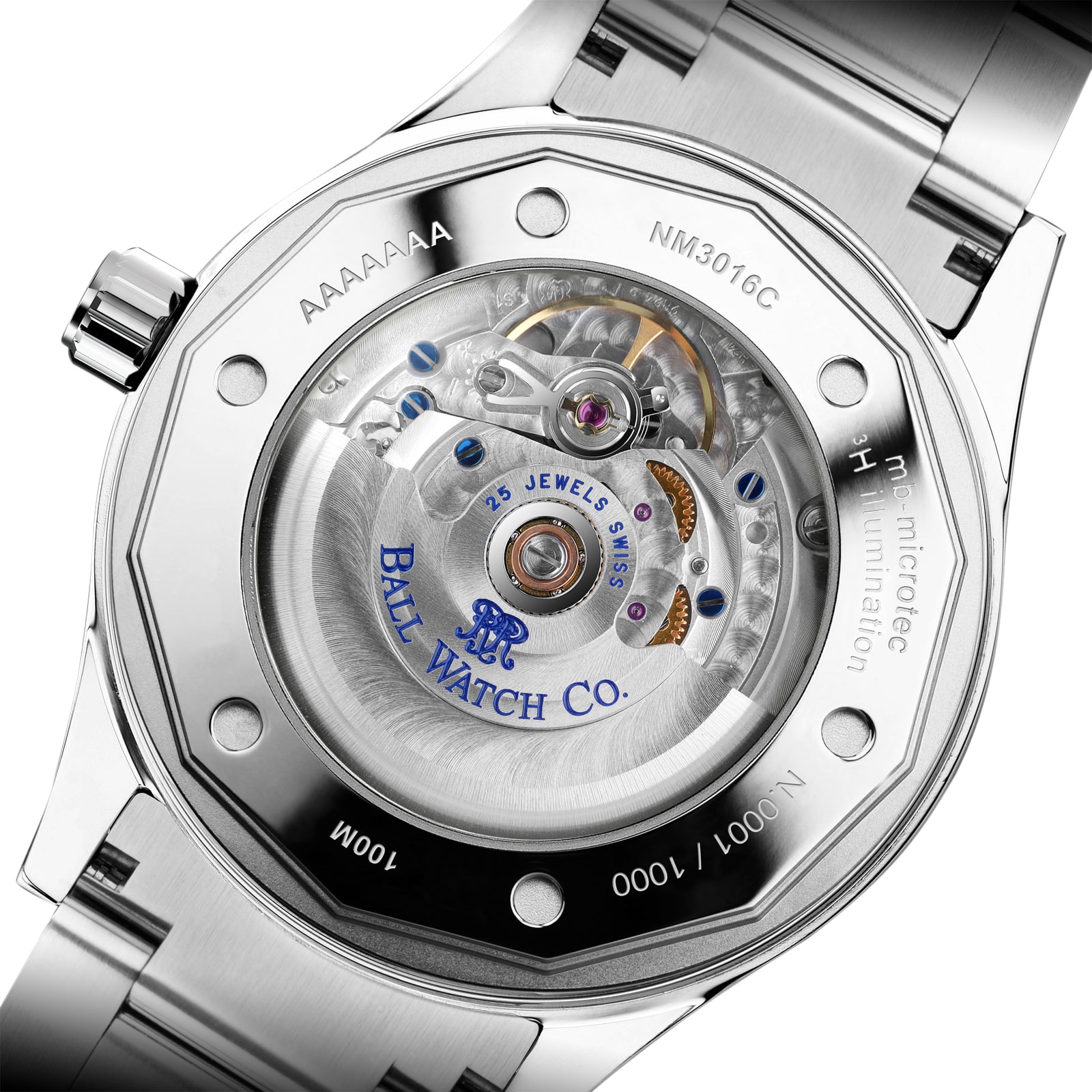 BALL Engineer II NM3016C-S1J-WHGR | 40mm Automatic Watch | White Dial - Image 3
