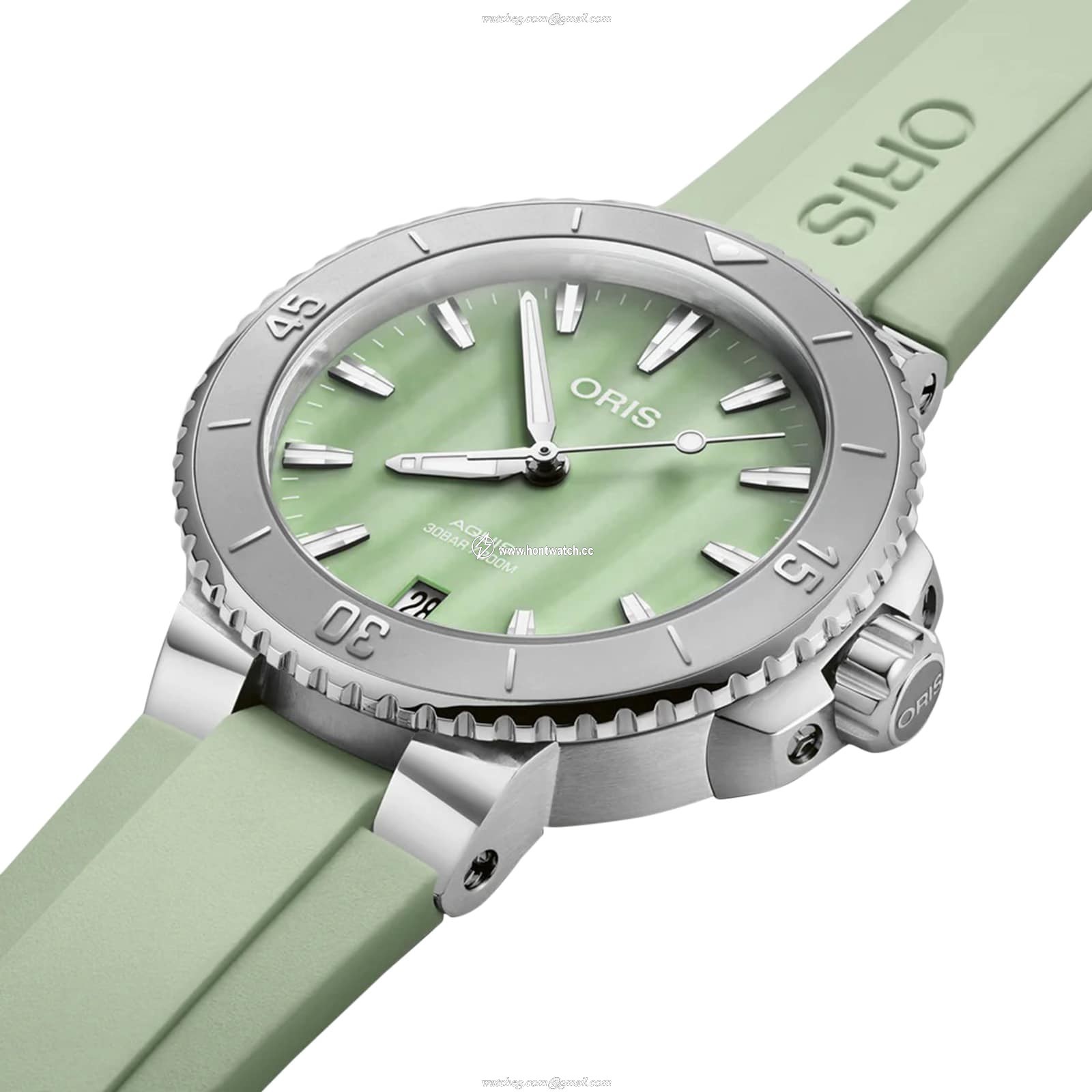 Oris Aquis Green Dial Automatic Watch - 36.5mm Stainless Steel - 300M Water Resistant - Image 2