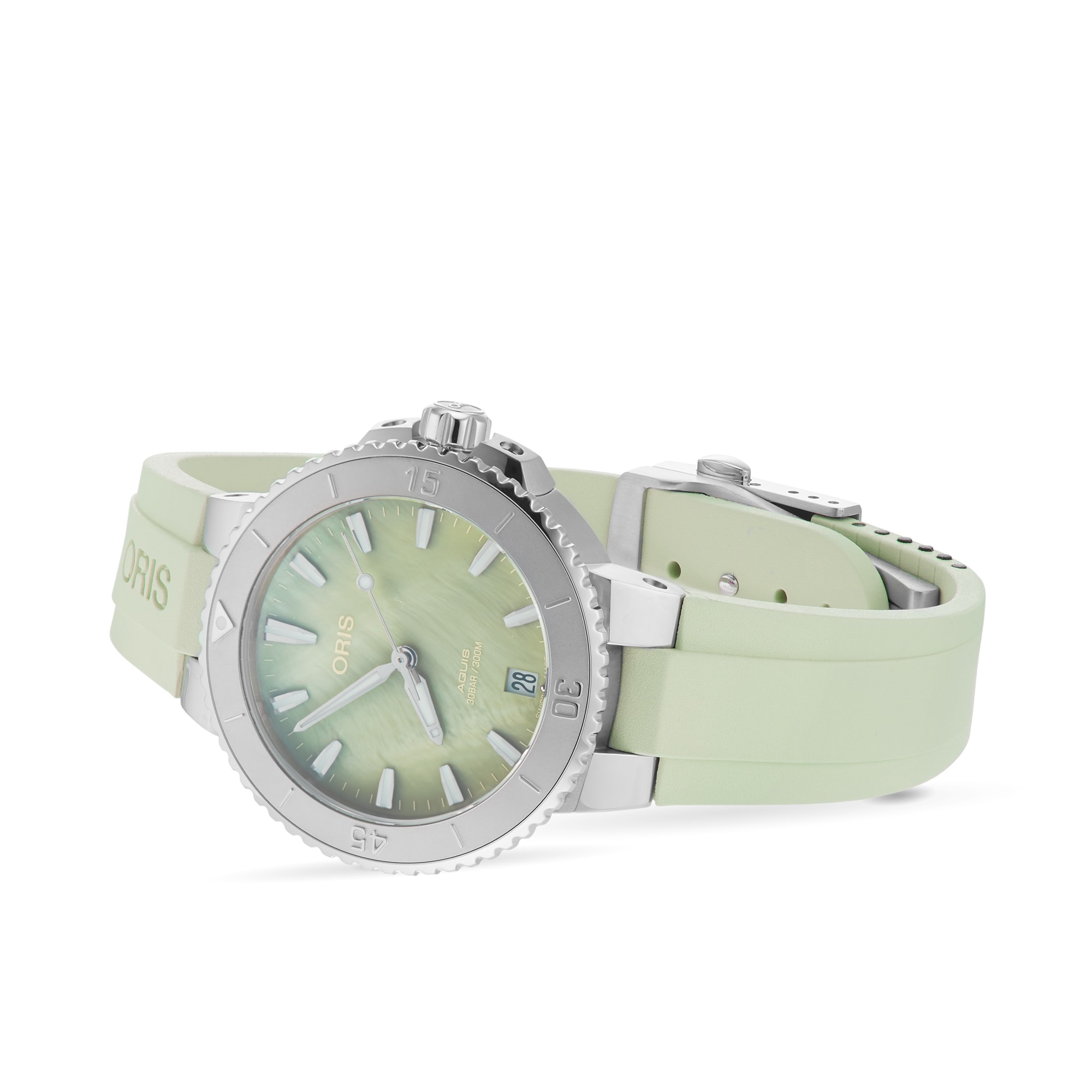 Oris Aquis Green Dial Automatic Watch - 36.5mm Stainless Steel - 300M Water Resistant - Image 3