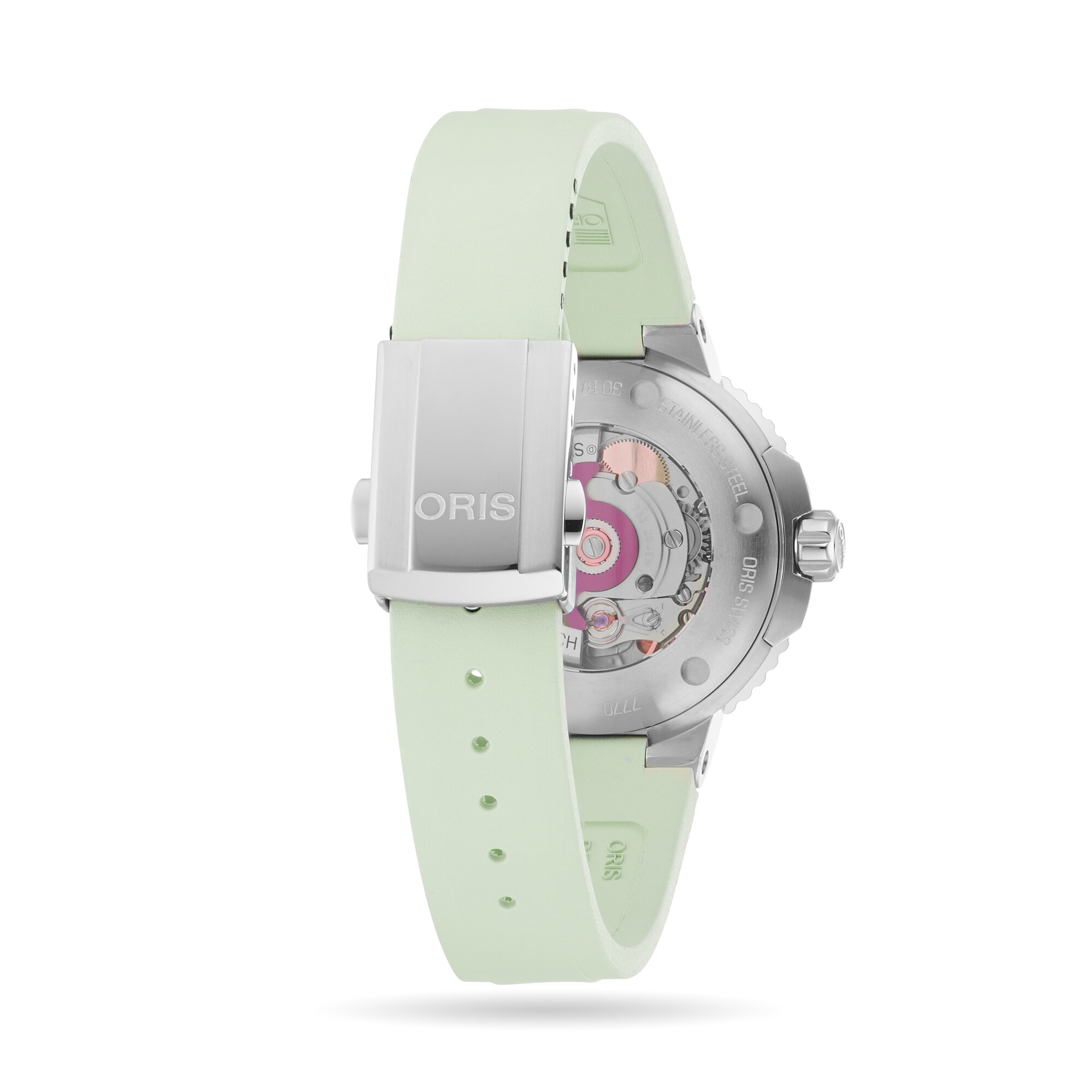 Oris Aquis Green Dial Automatic Watch - 36.5mm Stainless Steel - 300M Water Resistant - Image 4