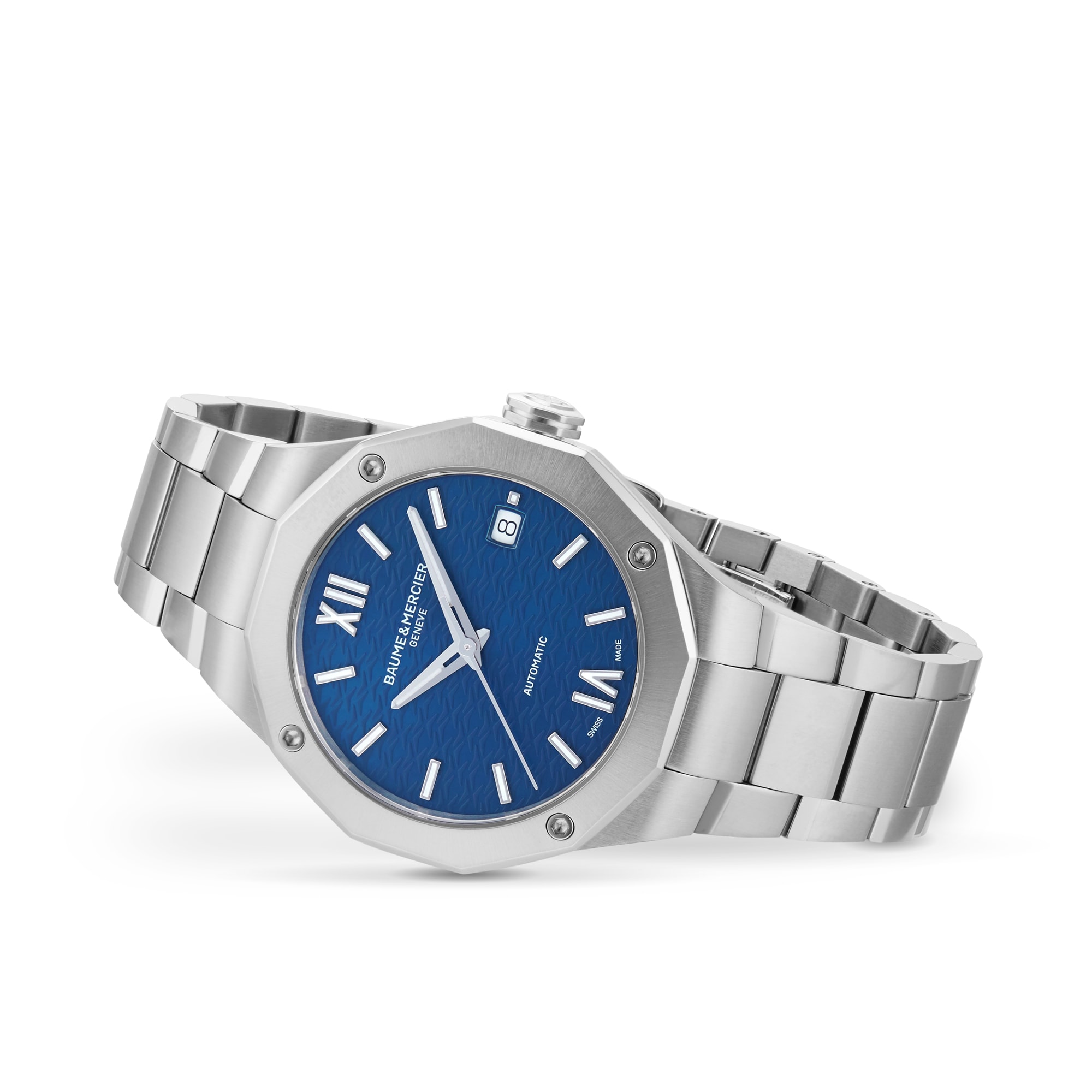 Baume & Mercier Riviera M0A10679 | 36mm Blue Dial Automatic Watch - Image 4