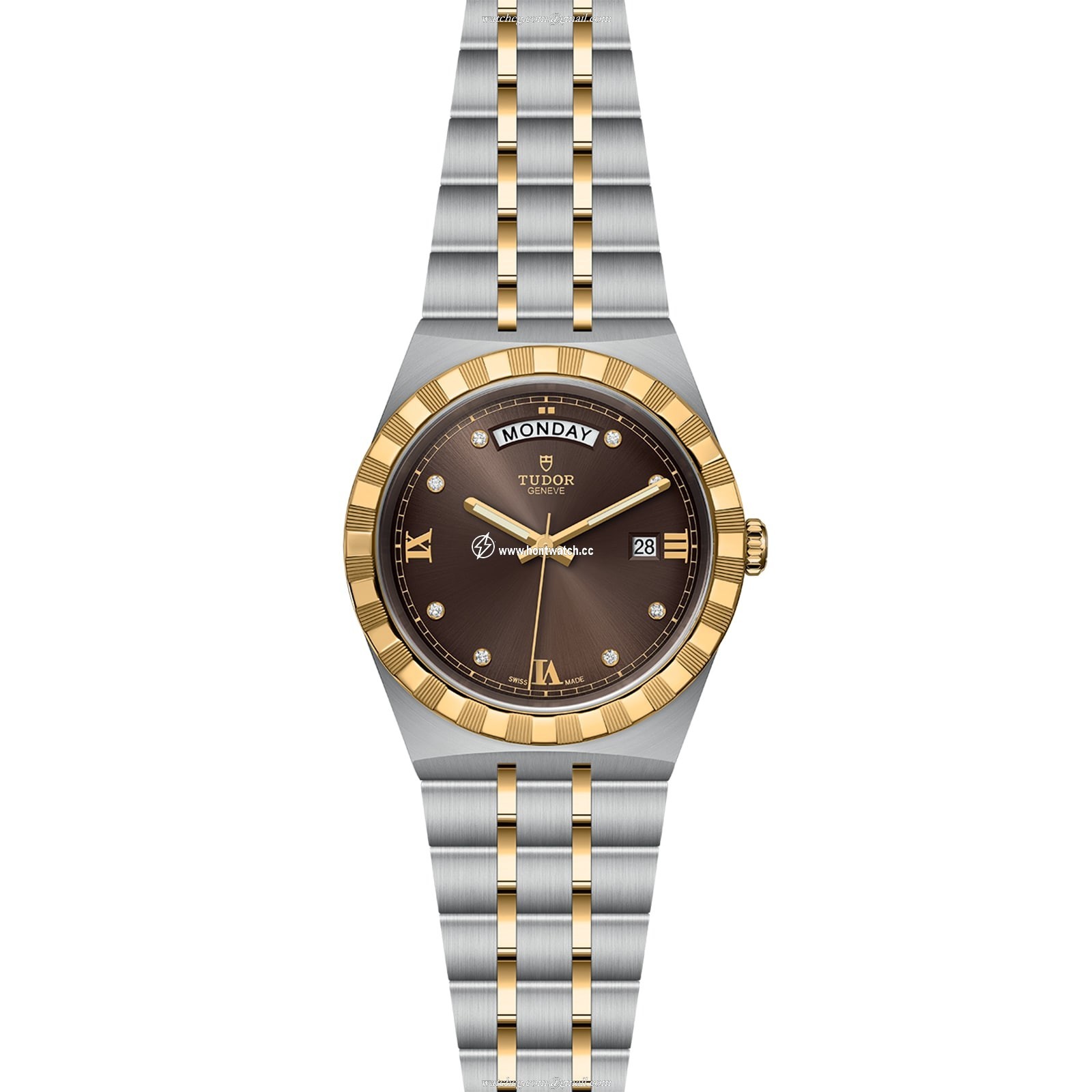 Tudor Black Bay M28603-0008 41mm 18ct Gold Automatic Watch - Brown Dial - Image 2