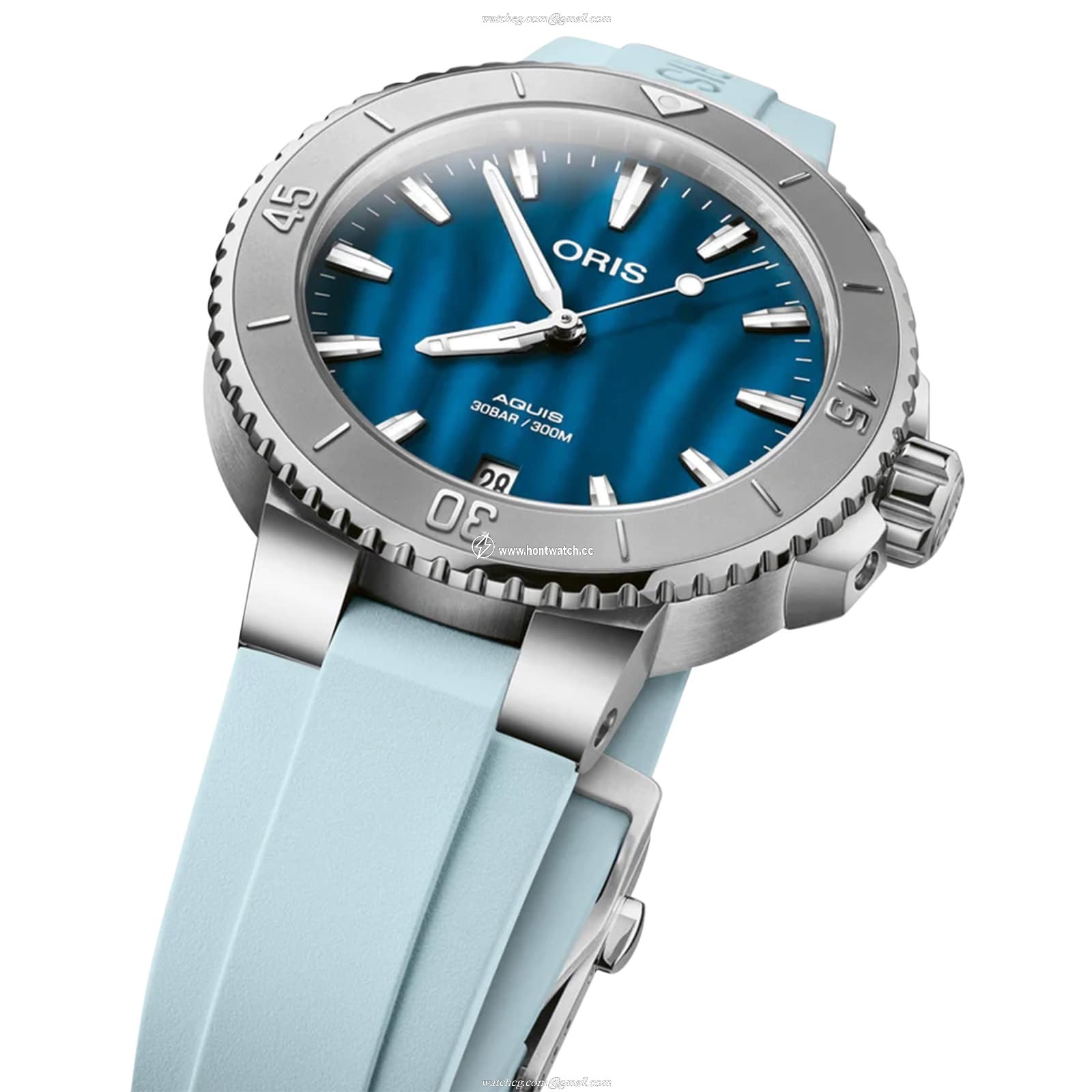 Oris Aquis Blue Dial Automatic Watch - 36.5mm Stainless Steel - 300M Water Resistant - Image 2