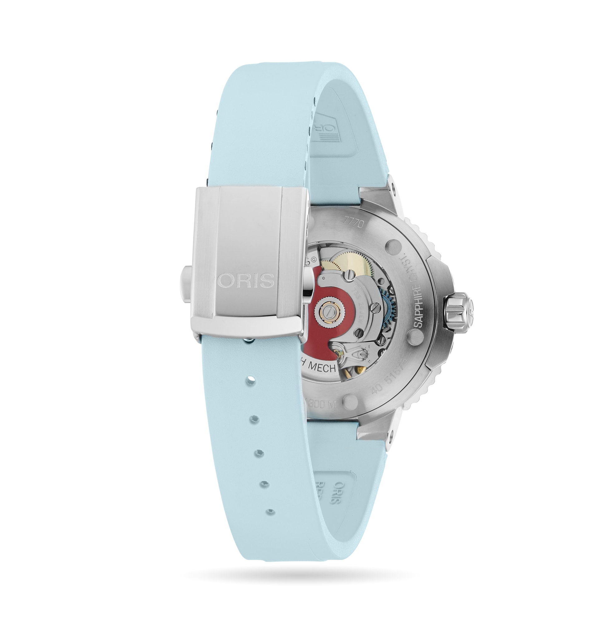 Oris Aquis Blue Dial Automatic Watch - 36.5mm Stainless Steel - 300M Water Resistant - Image 4