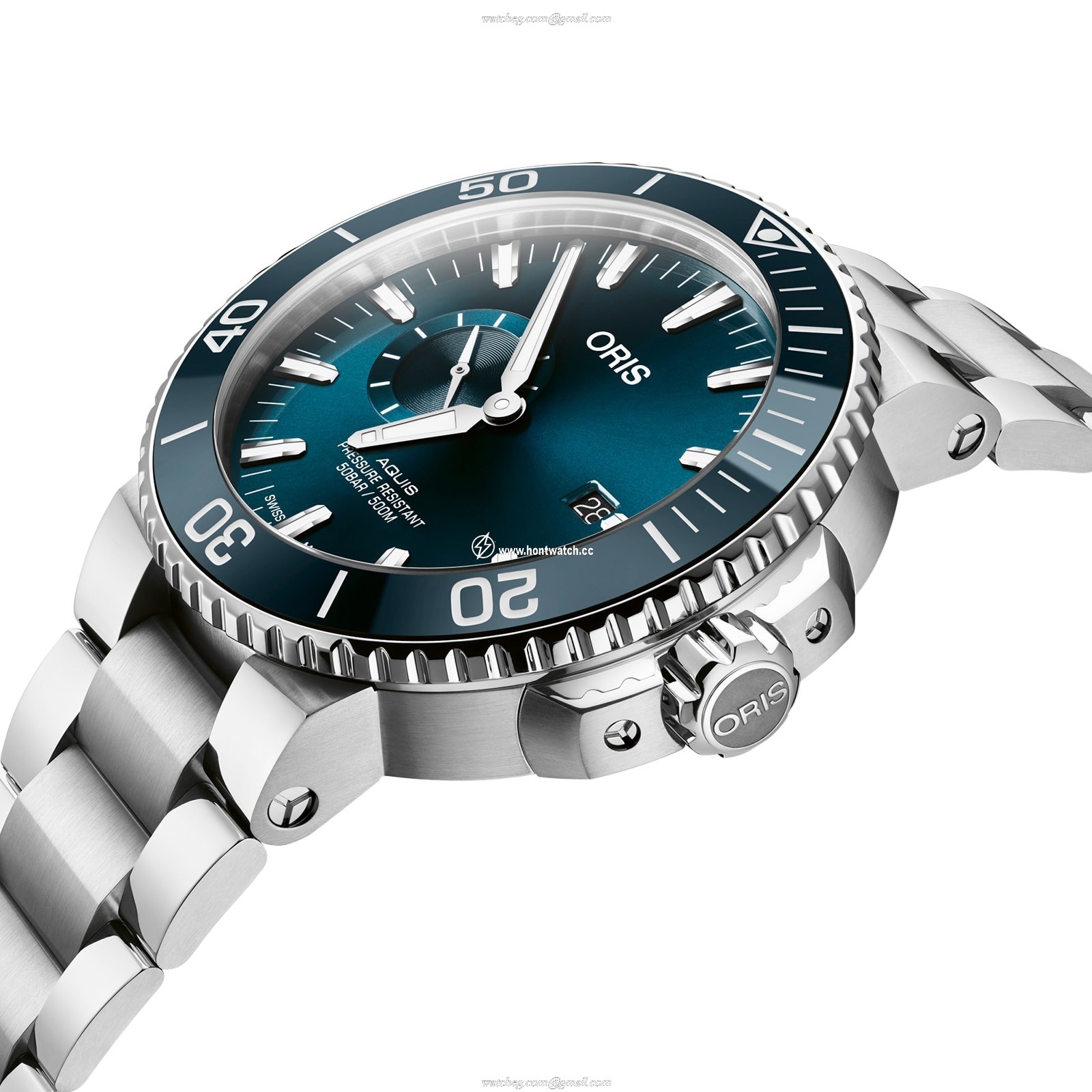 Oris Aquis 45.5mm Blue Dial Automatic Watch - 500m Water Resistant - Image 2
