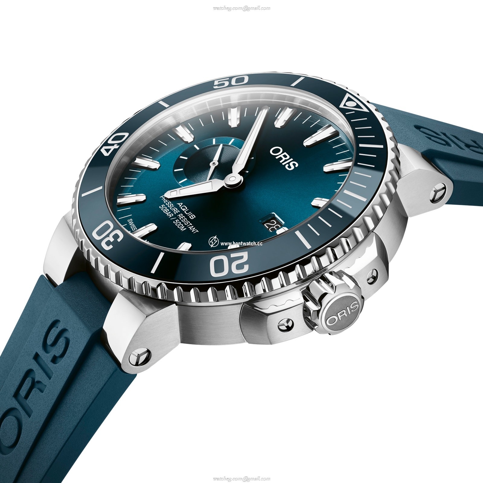 Oris Aquis 45.5mm Blue Dial Automatic Watch - 500m Water Resistant - Image 2