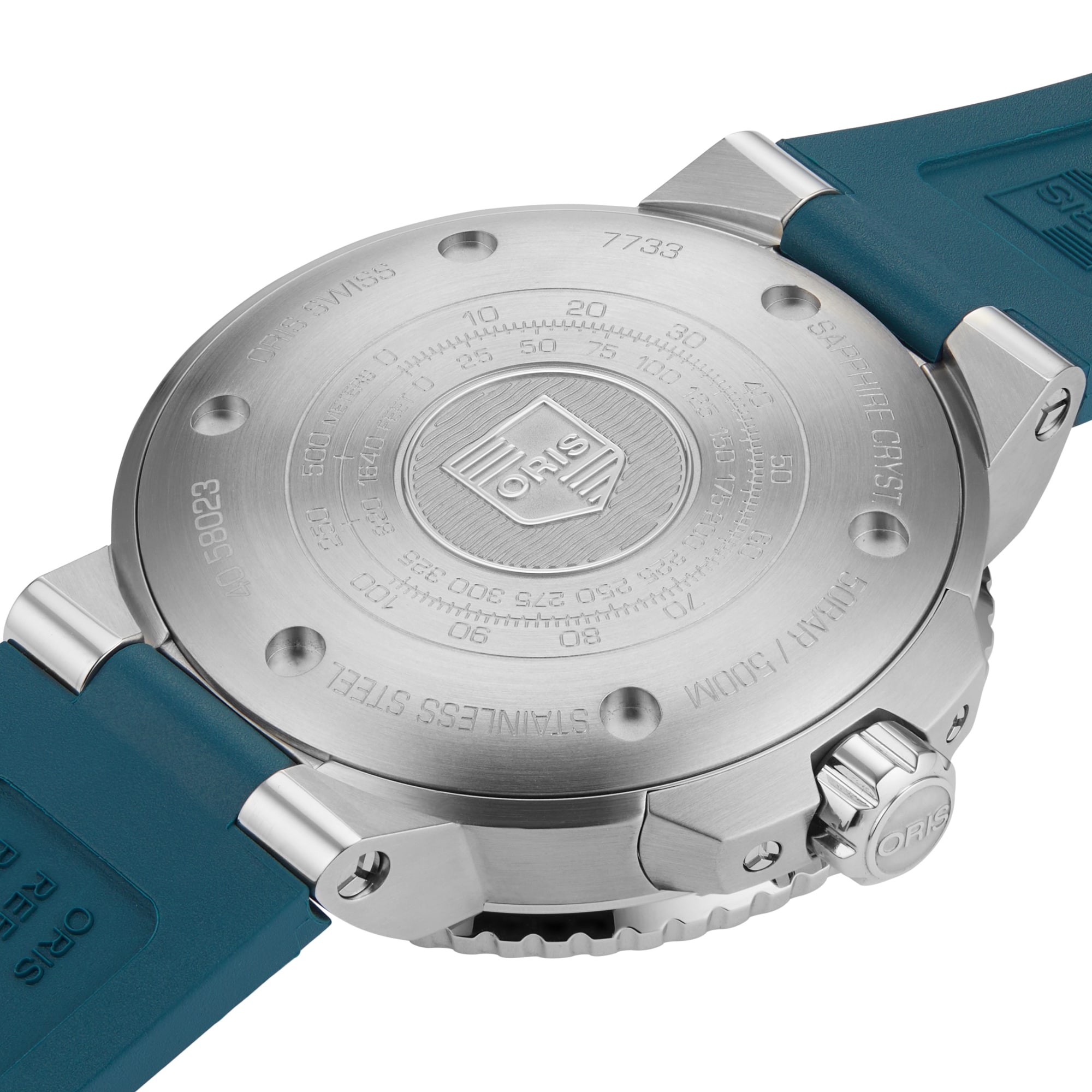 Oris Aquis 45.5mm Blue Dial Automatic Watch - 500m Water Resistant - Image 3