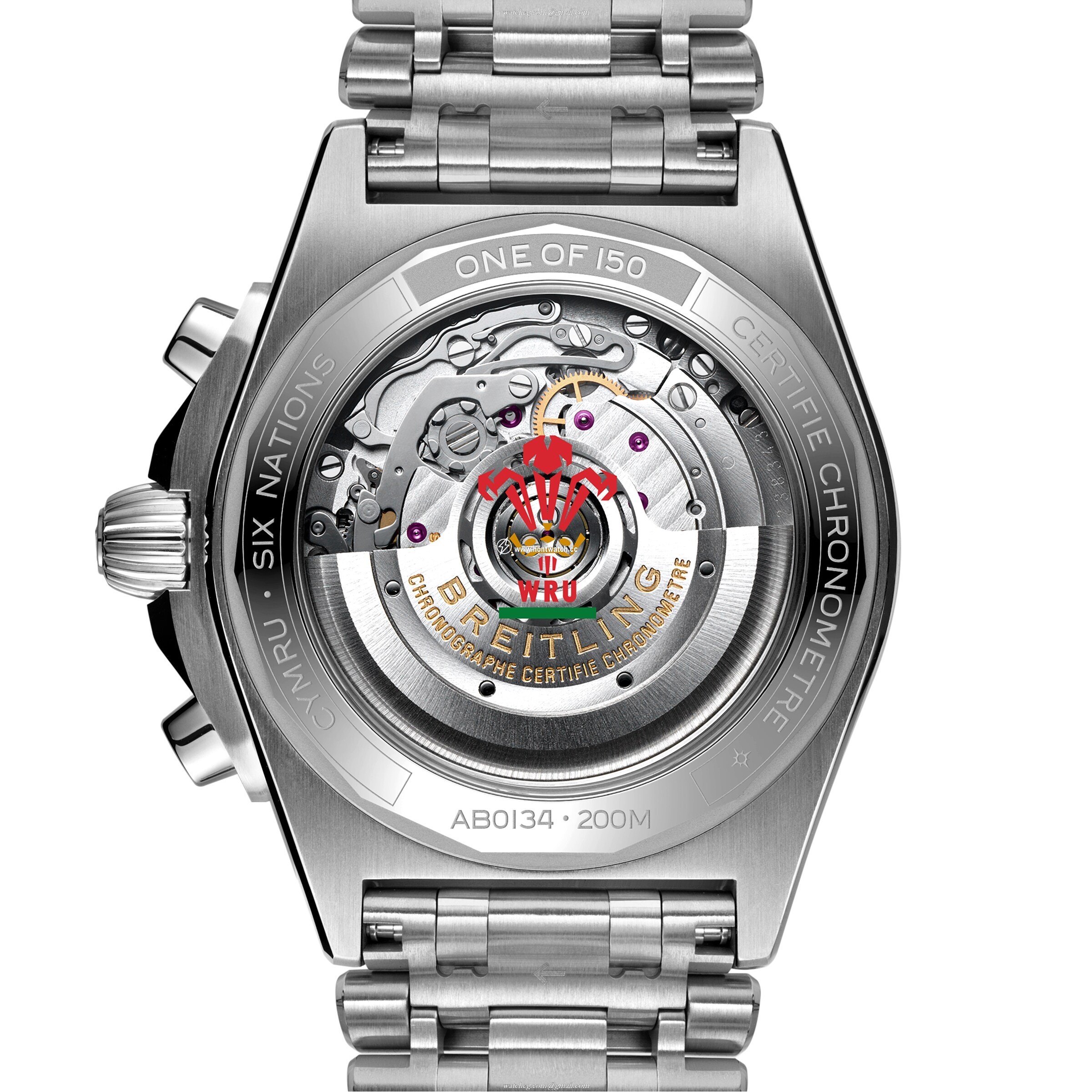 Breitling Chronomat AB0134A61K1A1 | 42mm Stainless Steel Automatic Red Dial - Image 2