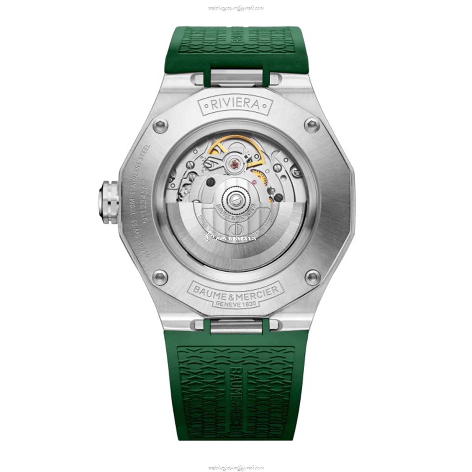 Baume & Mercier Riviera M0A10618 - 42mm Green Dial Quartz Watch - Image 2