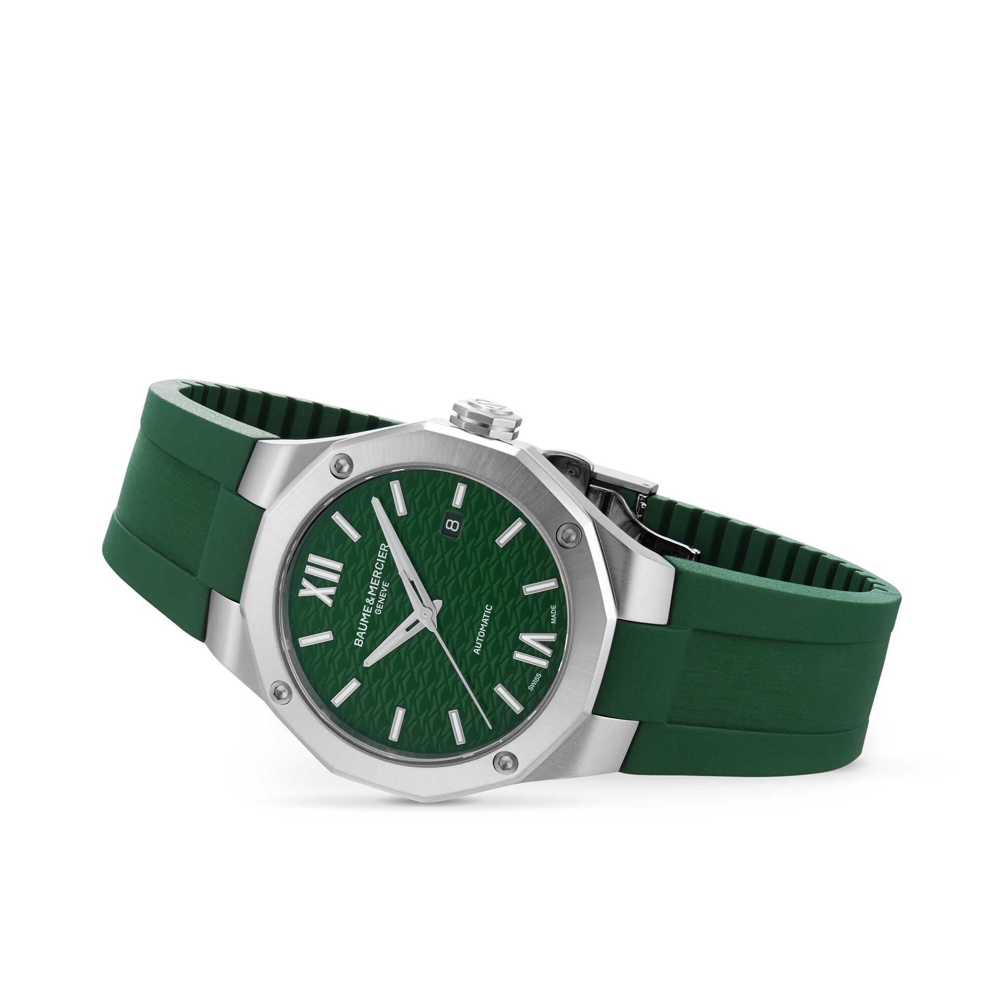 Baume & Mercier Riviera M0A10618 - 42mm Green Dial Quartz Watch - Image 4