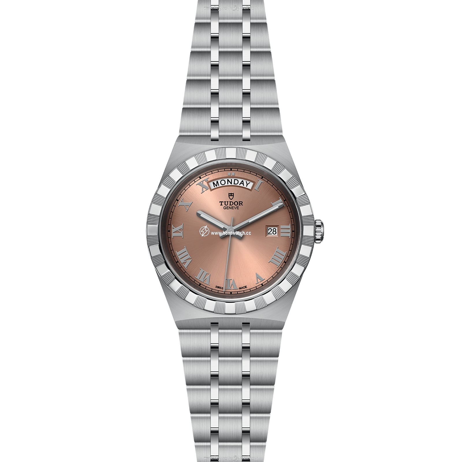 Tudor Royal M28600-0009 Automatic Watch - 41mm Stainless Steel - Pink Dial - Image 2