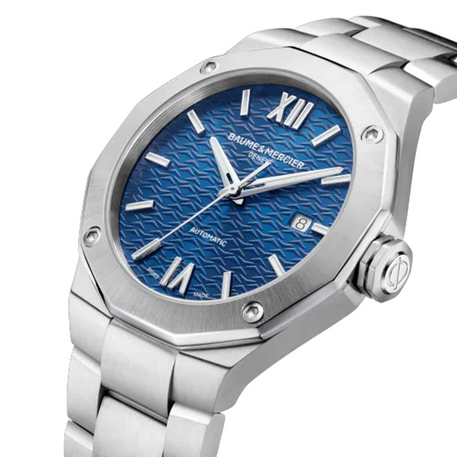 Baume & Mercier Riviera M0A10620 - 42mm Blue Dial Quartz Watch - Image 3