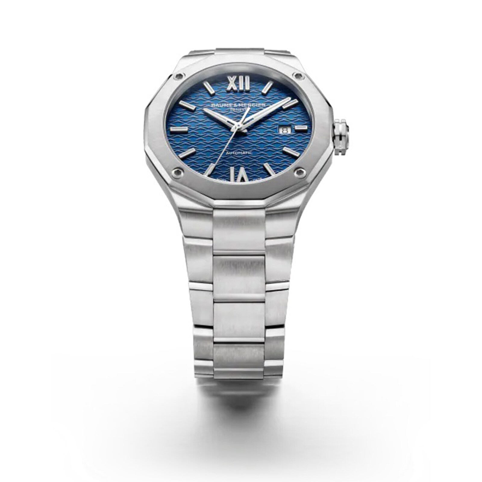 Baume & Mercier Riviera M0A10620 - 42mm Blue Dial Quartz Watch - Image 4