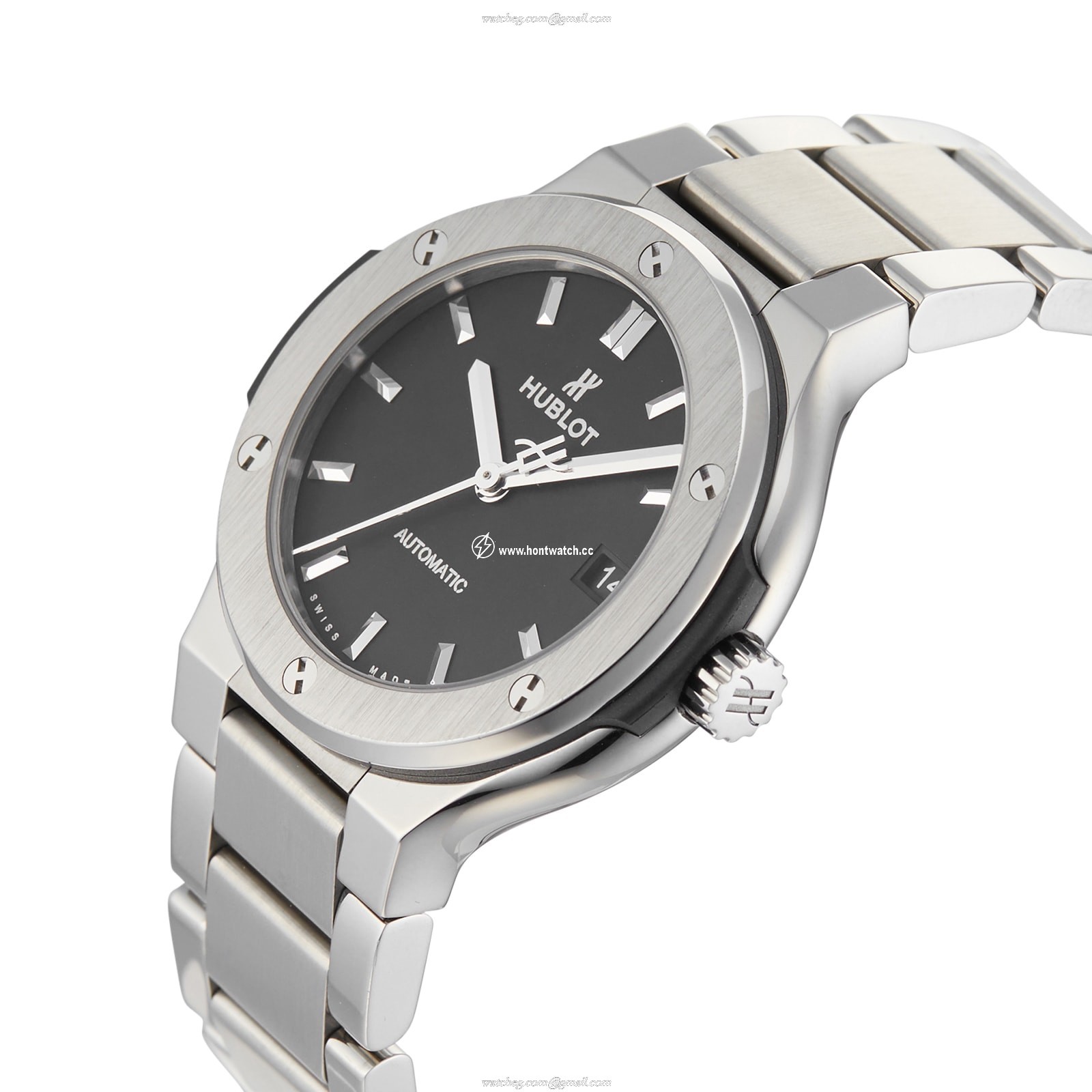 Hublot Classic Fusion Titanium Automatic Watch - 38mm Black Dial | Pre-Owned - Image 2