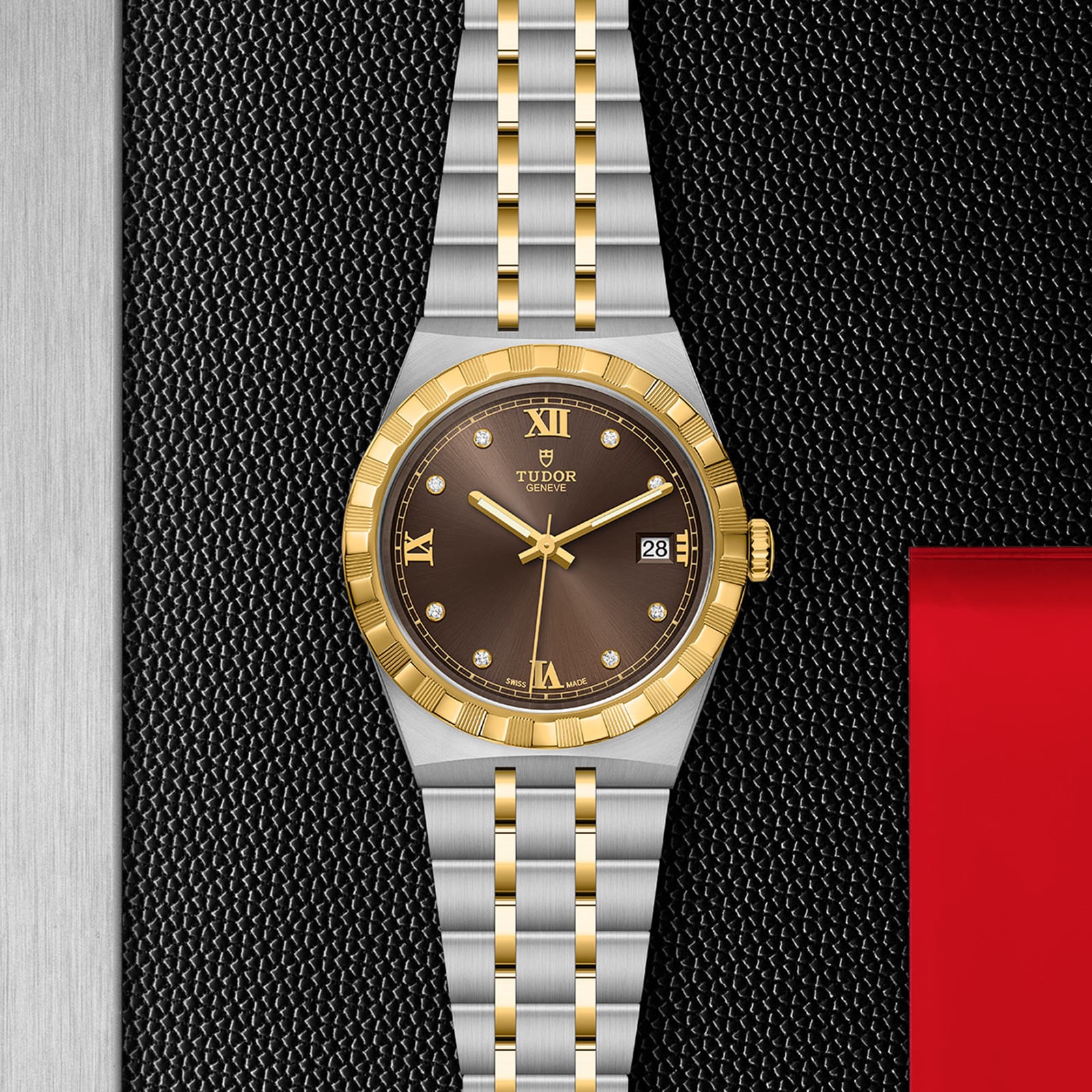 Tudor Royal M28503-0008 | 38mm 18ct Gold Automatic | Brown Dial - Image 4