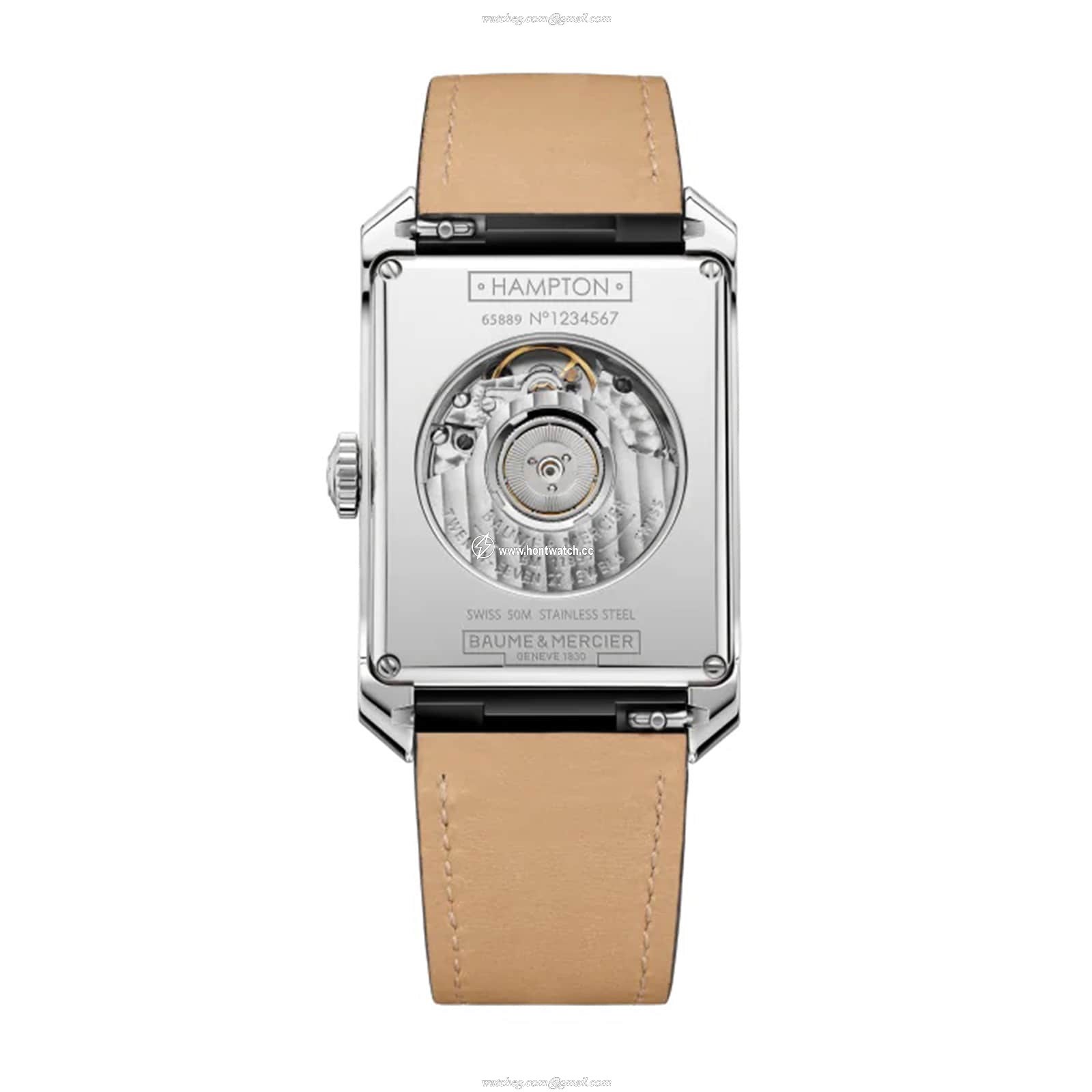 Baume & Mercier Hampton M0A10528 - Stainless Steel Quartz Watch - White Dial - Image 2