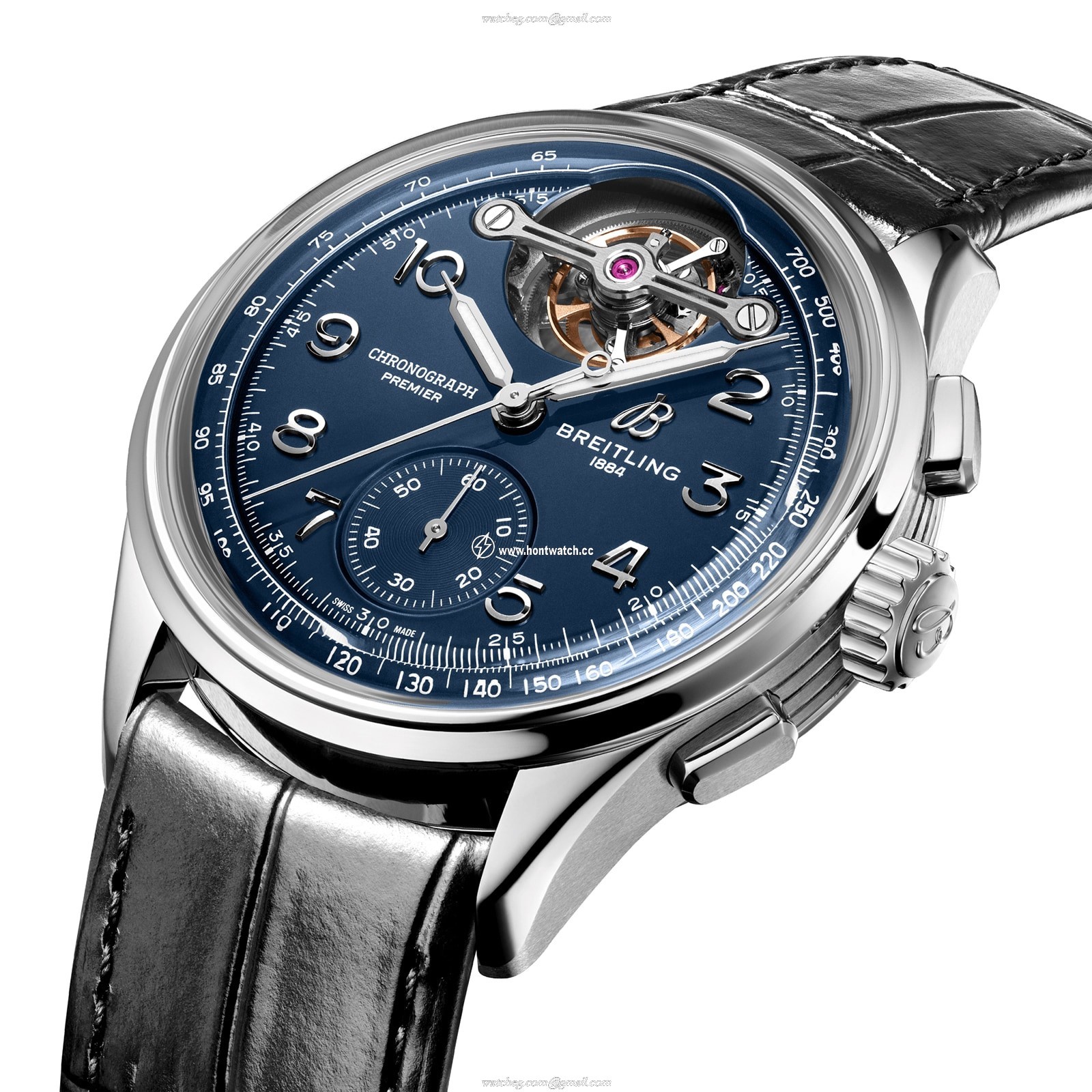 Breitling Premier LB2120171C1P1 Platinum Automatic Blue Replica Watch | 42mm - Image 2