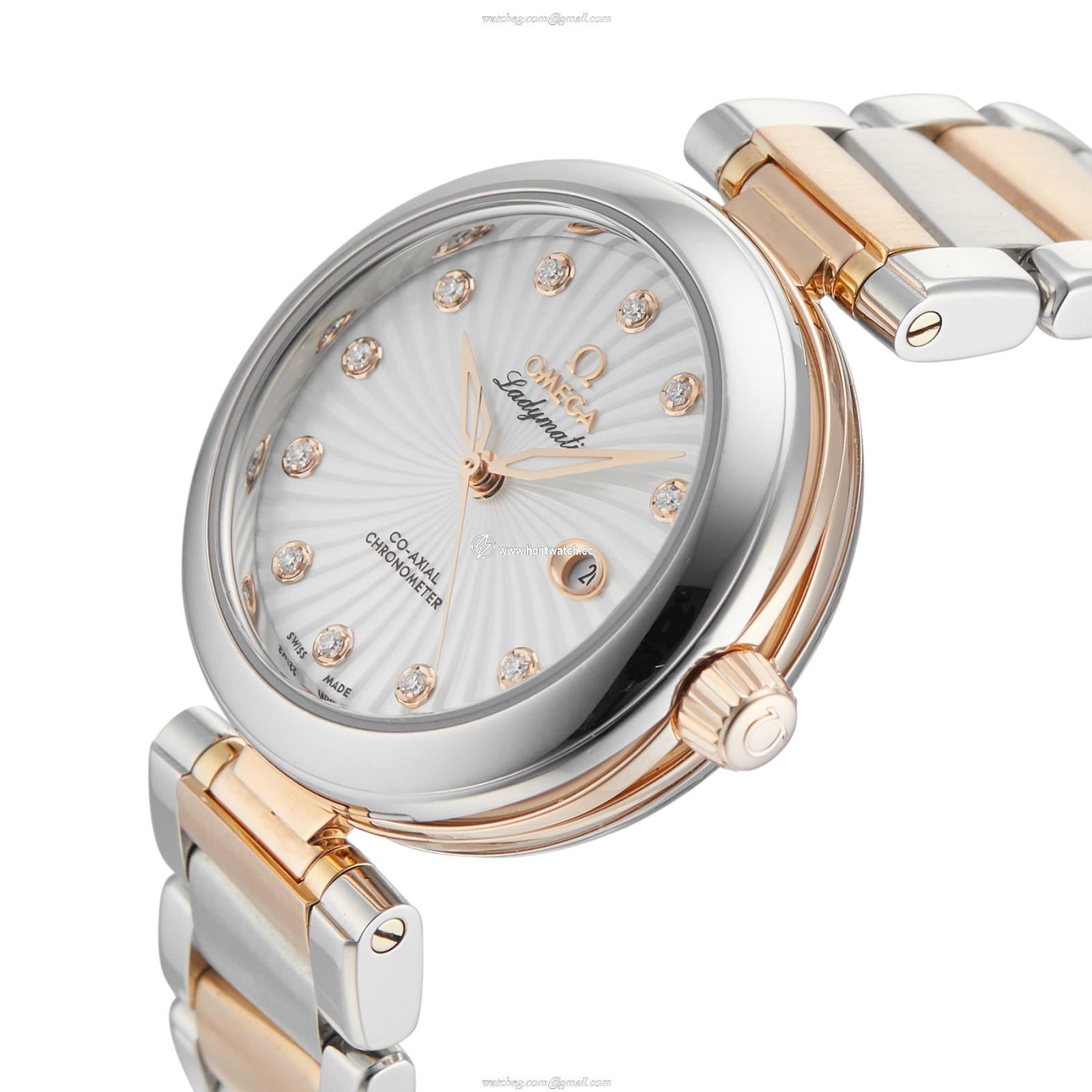 Omega De Ville 425.22.34.20.55.001 | 34mm Automatic | Stainless Steel & Rose Gold - Image 2