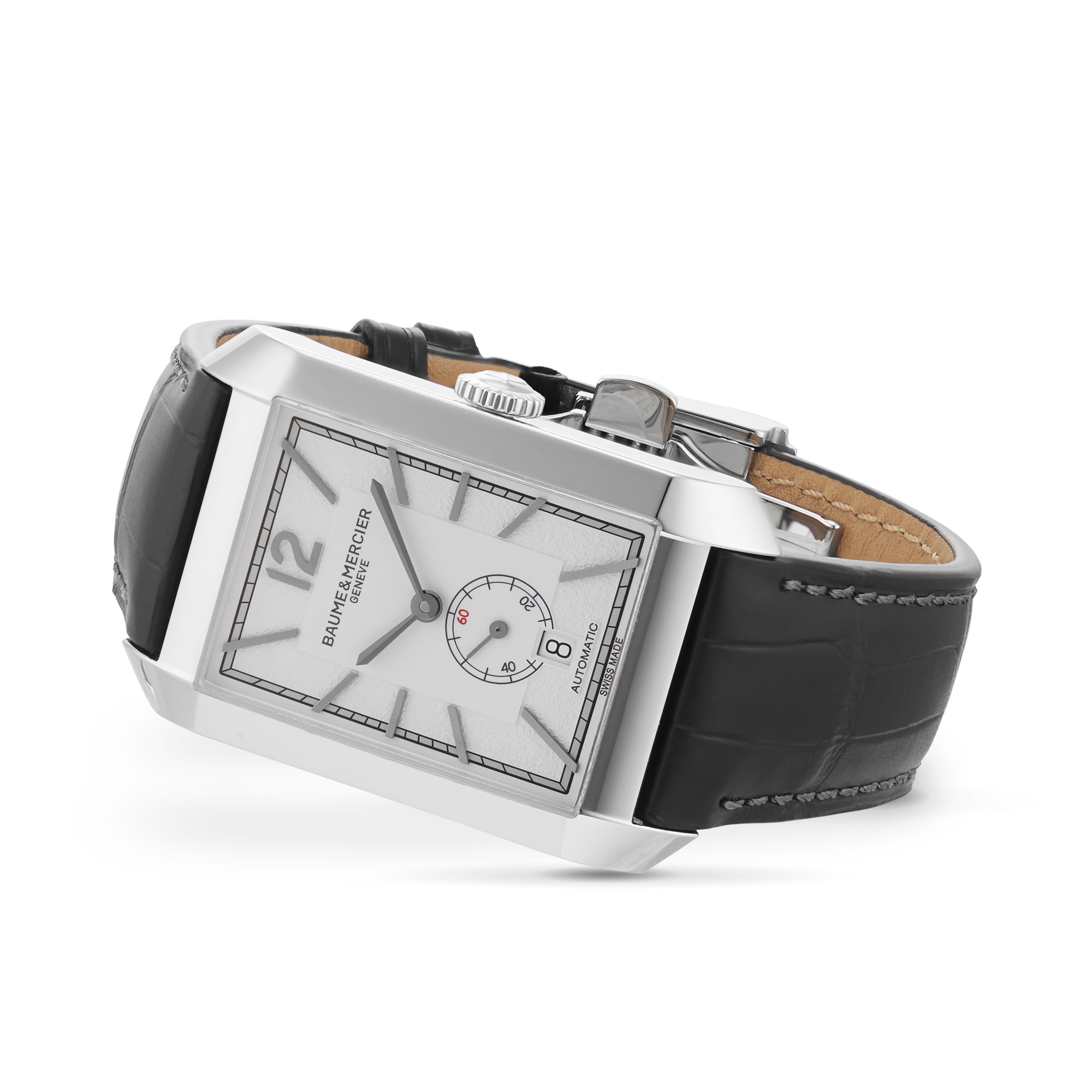 Baume & Mercier Hampton M0A10528 - Stainless Steel Quartz Watch - White Dial - Image 4