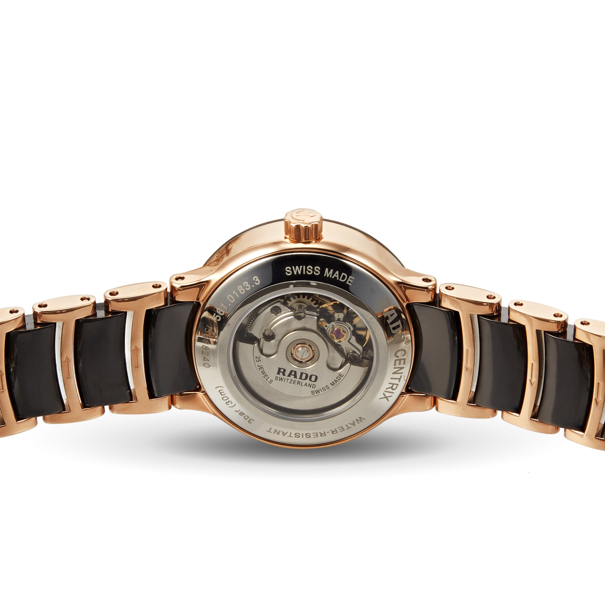 Rado Centrix R30183752 Automatic Brown Ceramic Watch | 31mm - Image 4