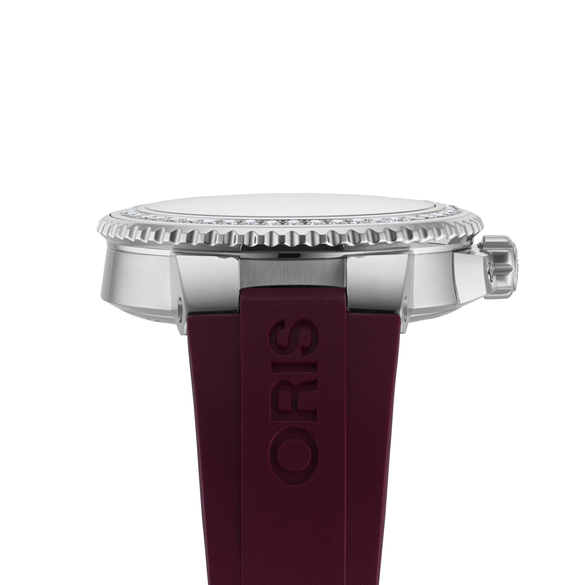 Oris Aquis Date Diamonds 41.5mm Automatic Red Dial | Stainless Steel - Image 4