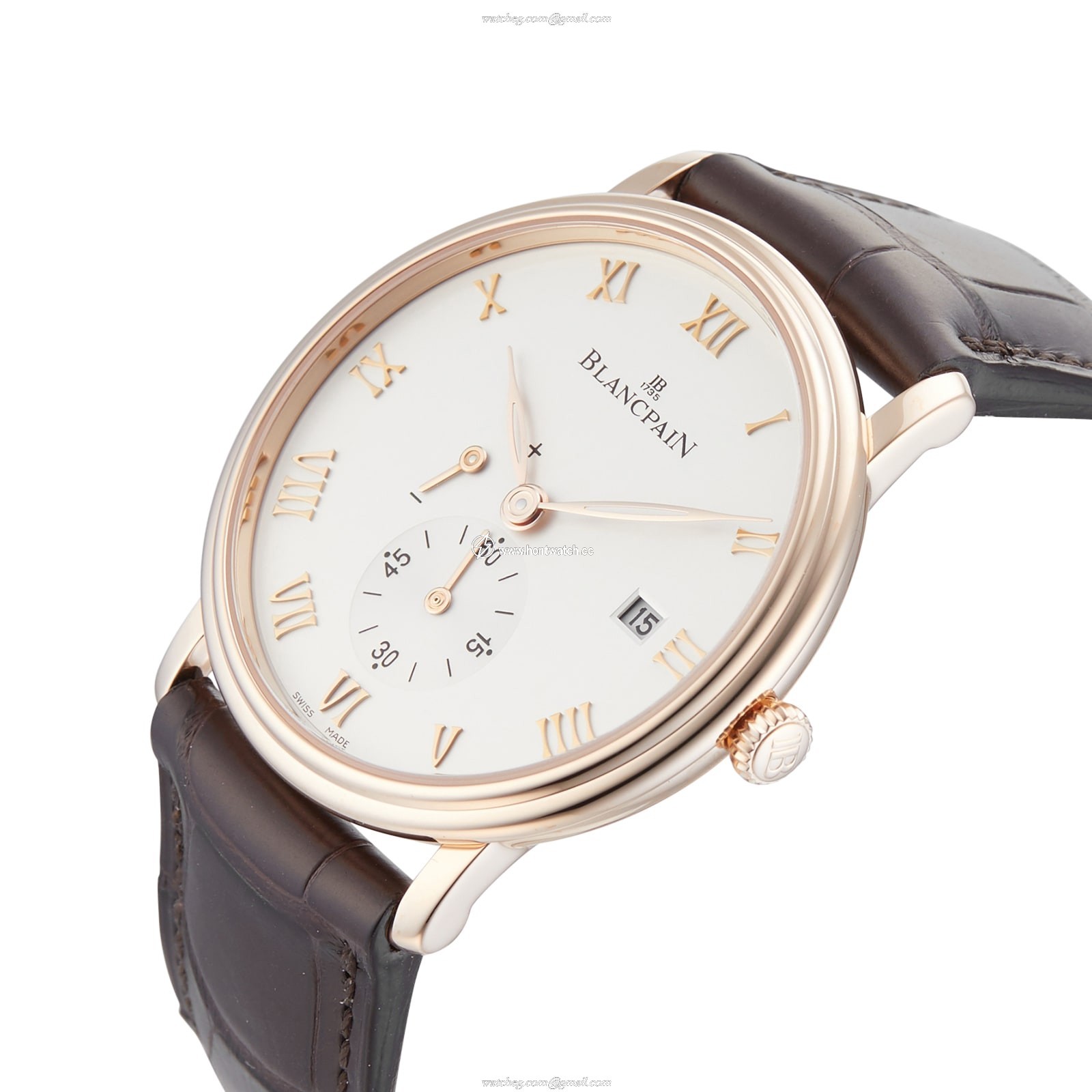 Blancpain Villeret 6606-3642-55B Rose Gold 40mm Manual Winding Watch - Image 2