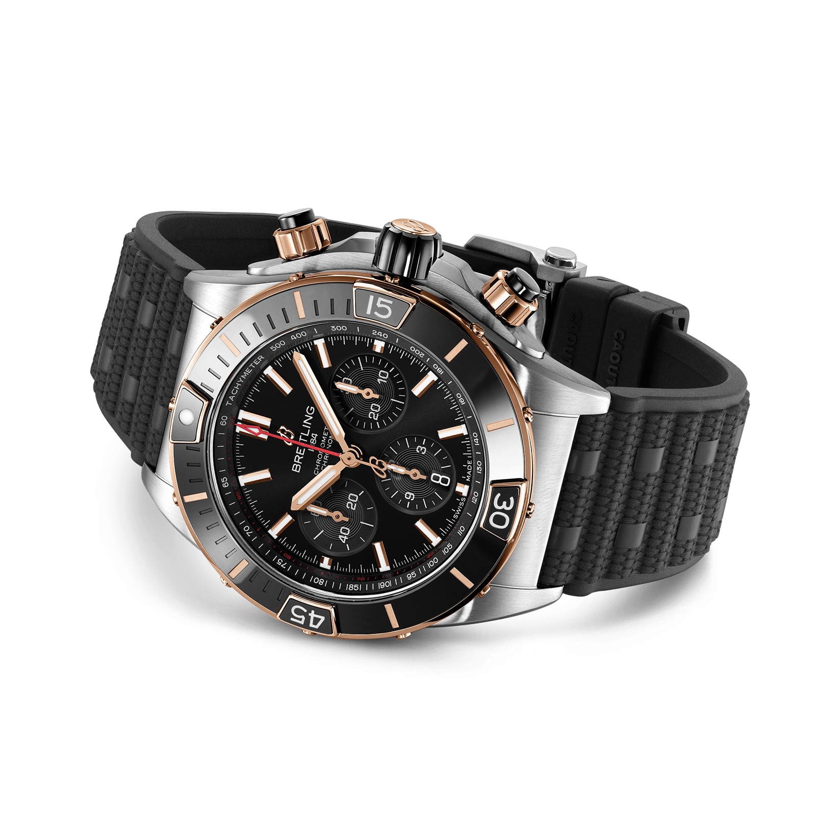 Breitling Chronomat UB0136251B1S1 | 44mm Automatic Black Dial | Stainless Steel & Rose Gold - Image 3