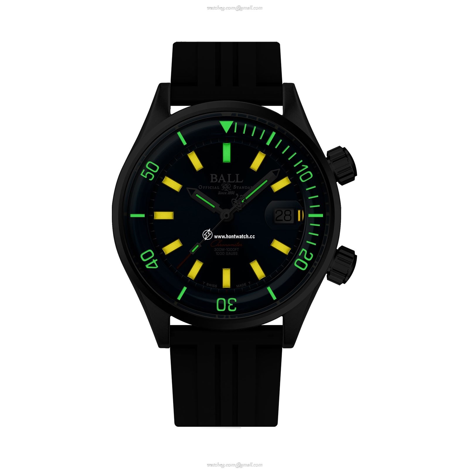BALL Engineer Master II Diver Chronometer | 42mm Automatic Blue Dial - Image 2