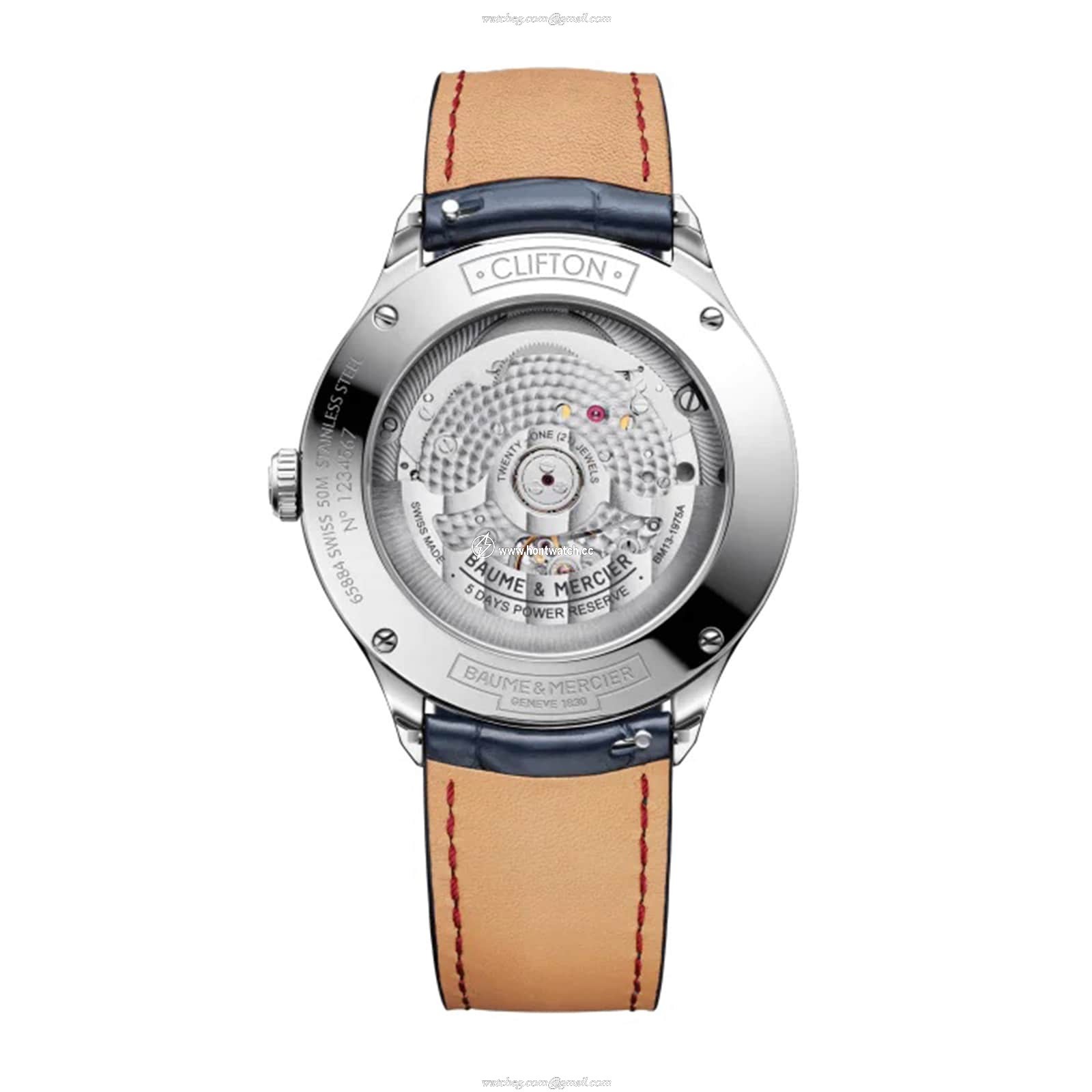 Baume & Mercier Clifton M0A10550 - 40mm Black Dial Quartz Watch - Stainless Steel - Image 2
