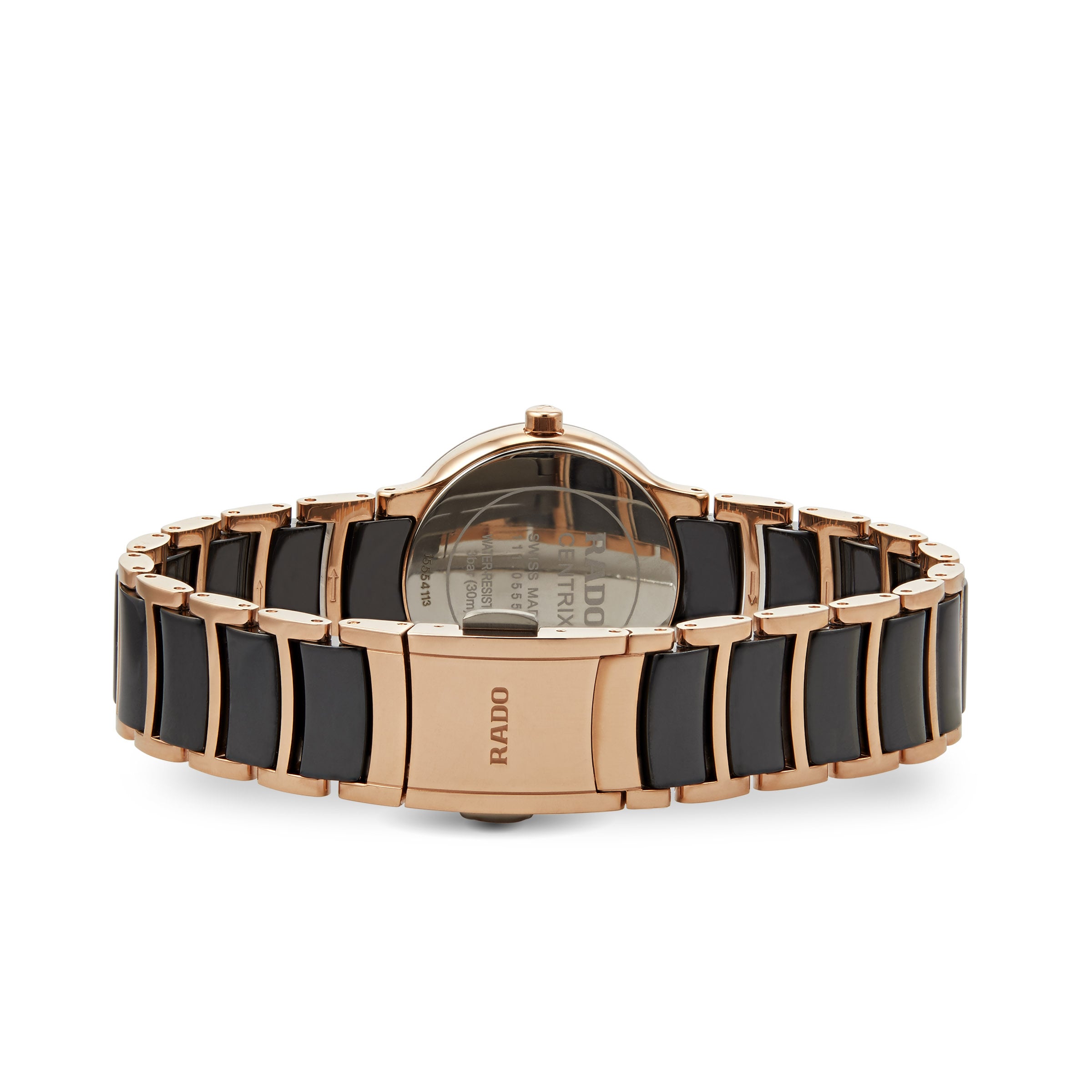 Rado Centrix R30555712 Ceramic Quartz Black Watch | 28mm Diamond Dial - Image 3