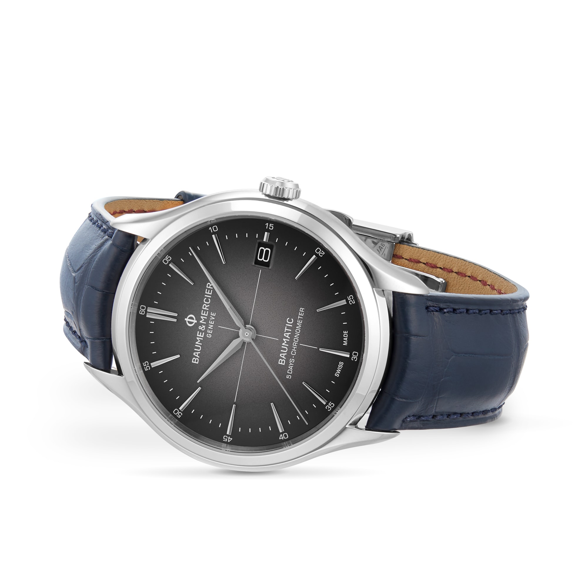 Baume & Mercier Clifton M0A10550 - 40mm Black Dial Quartz Watch - Stainless Steel - Image 4