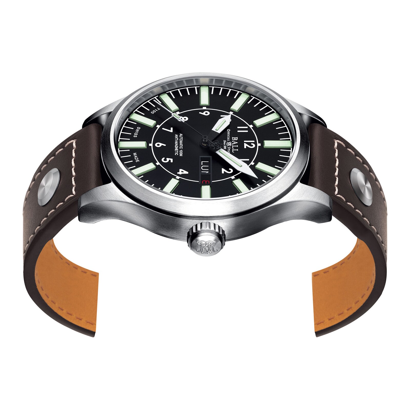 BALL Engineer Master II Automatic Watch - 46mm Stainless Steel Black Dial - Image 3