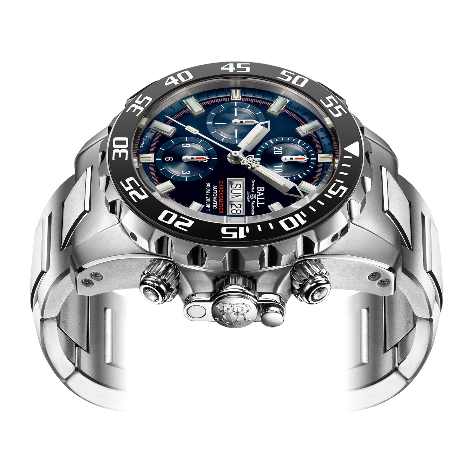 BALL Engineer Hydrocarbon DC3226A-S6C-BE Titanium Automatic Blue Watch | 42mm - Image 3