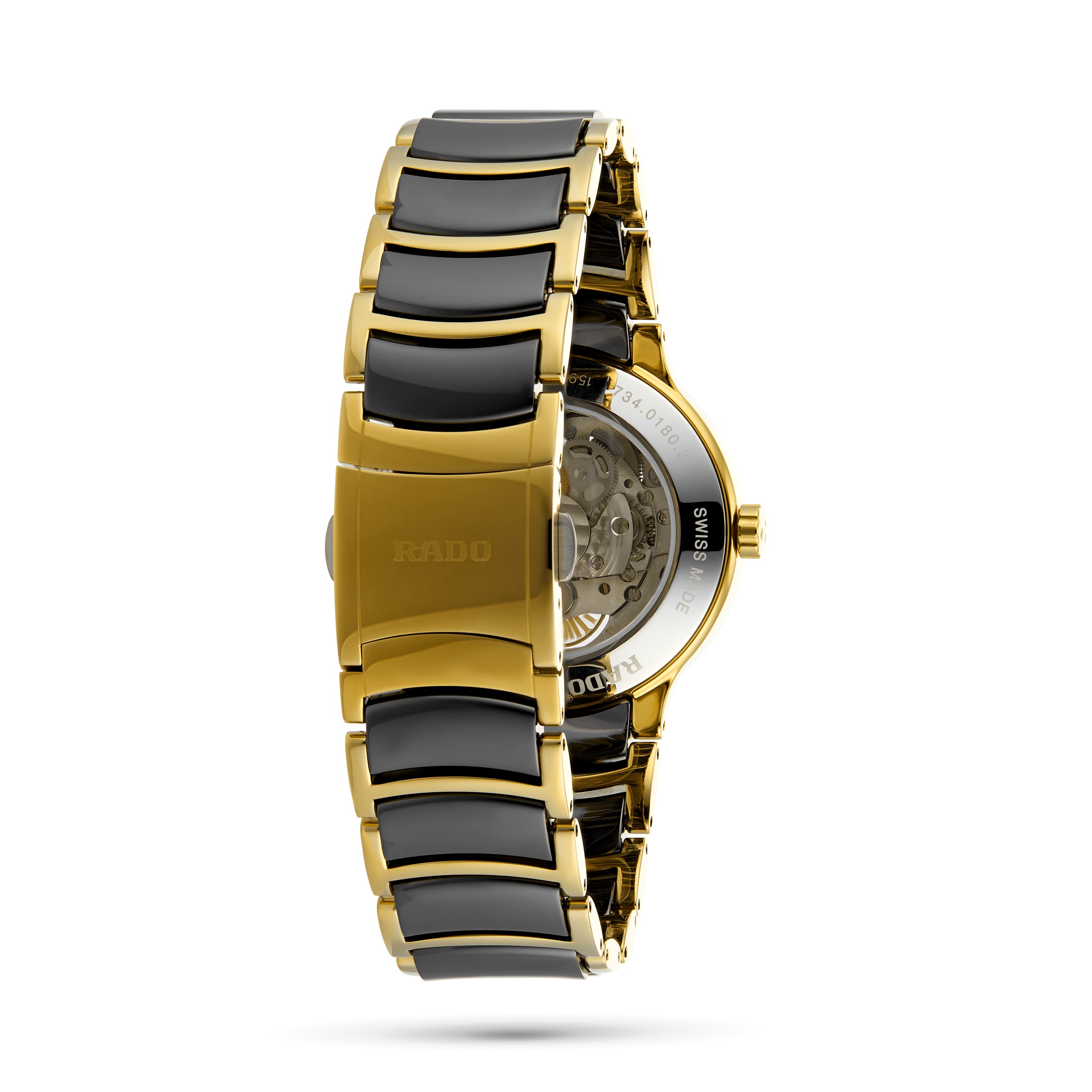 Rado Centrix R30180162 Automatic Skeleton Watch - 42mm PVD Gold - Image 4